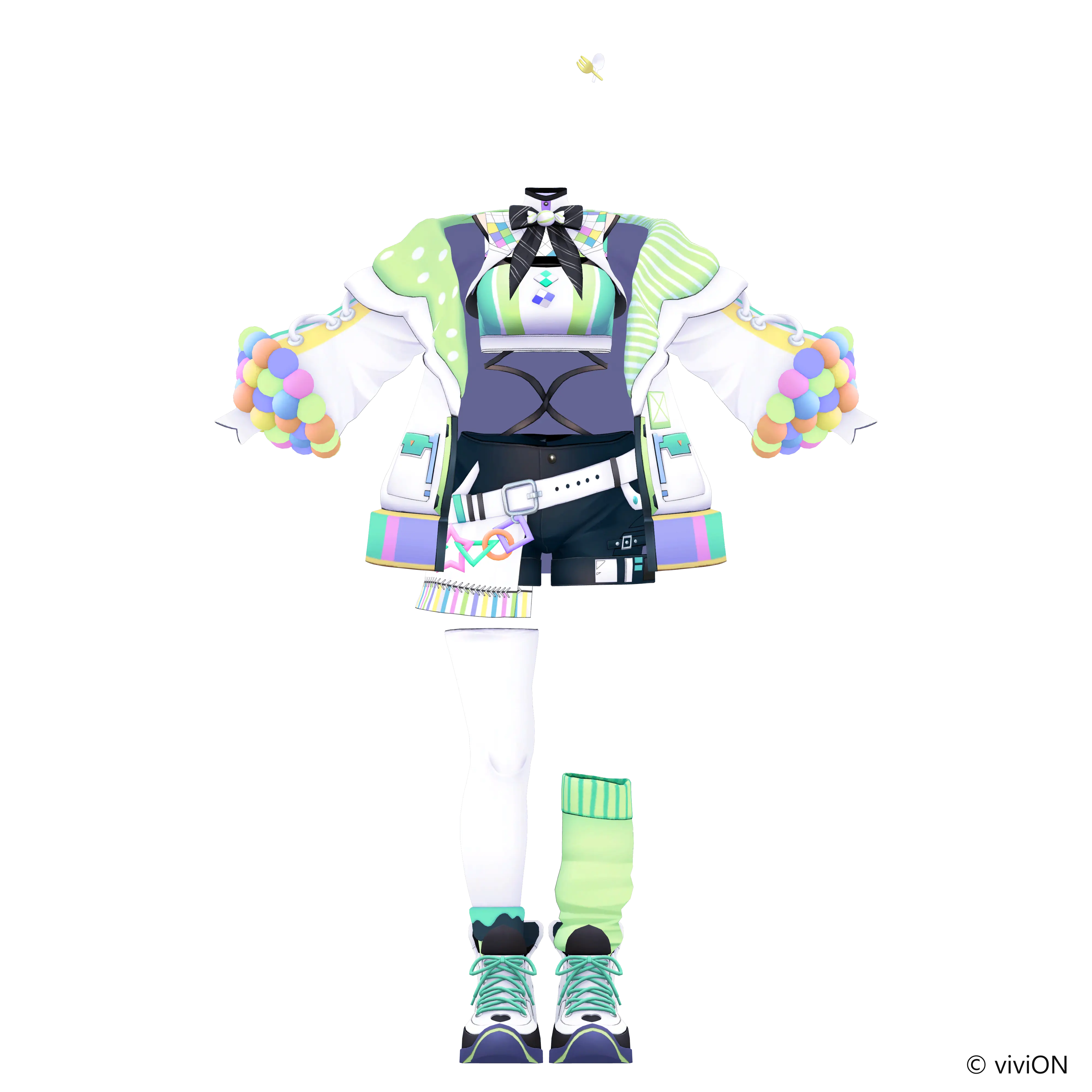 ぷわぷわぽぷら あおぎり高校公式VRChat衣装