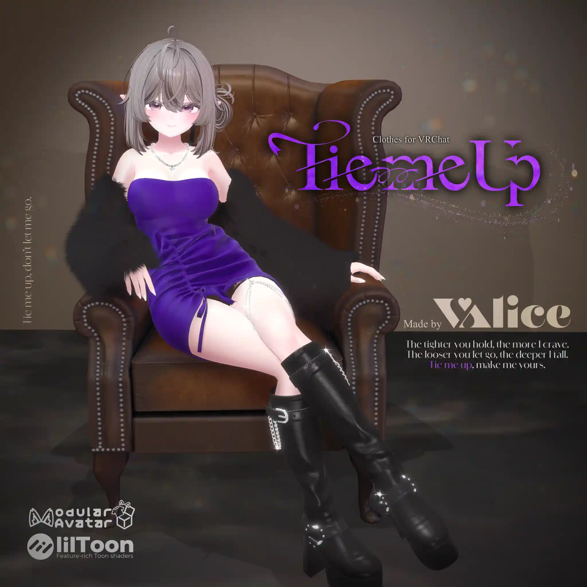 Tie me Up【18アバター対応】3D衣装 - VAlice -