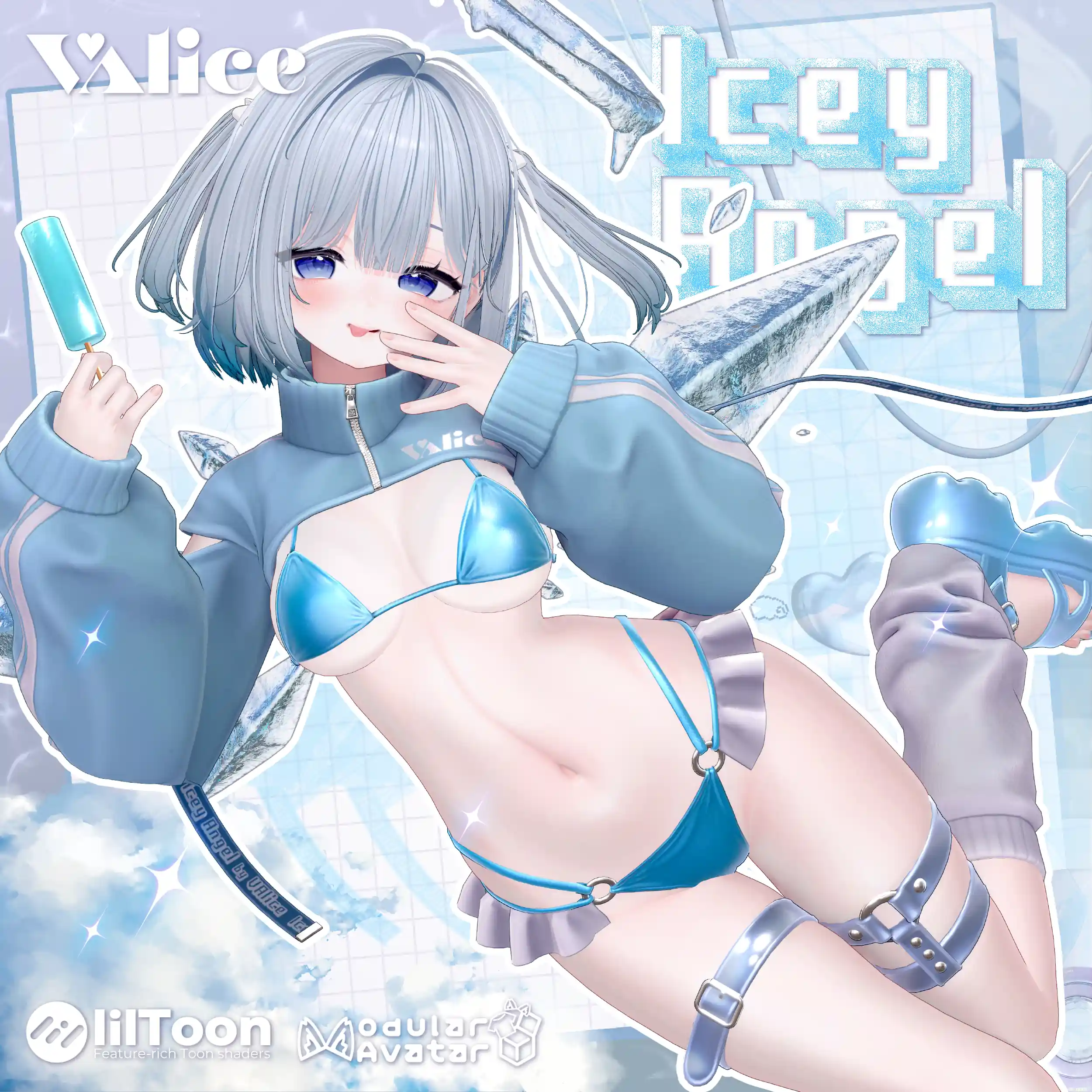 【19アバター対応】Icey Angel【3D衣装モデル】 | 有栖あるる