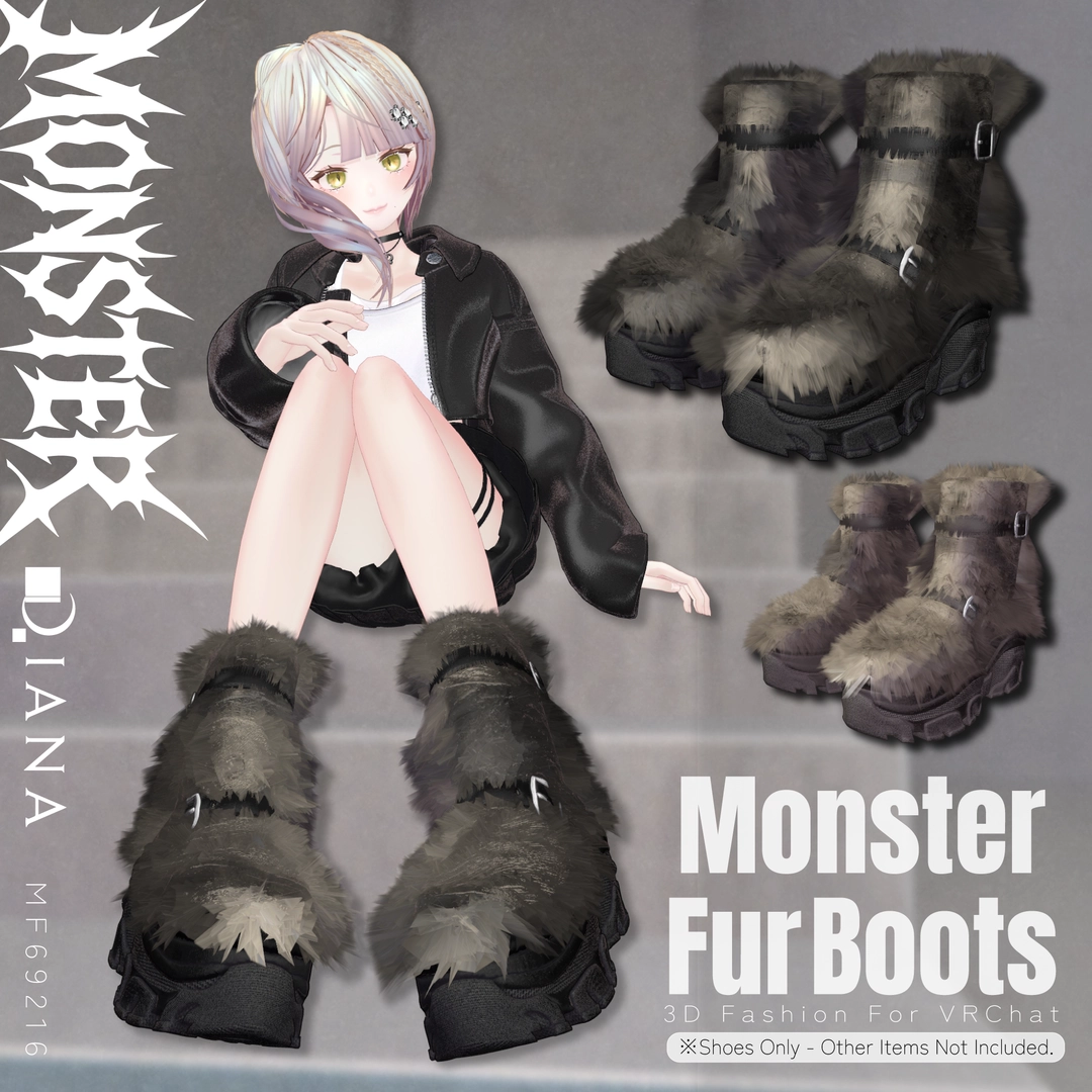 モンスターファーブーツ-MONSTER FUR BOOTS【18アバター対応】