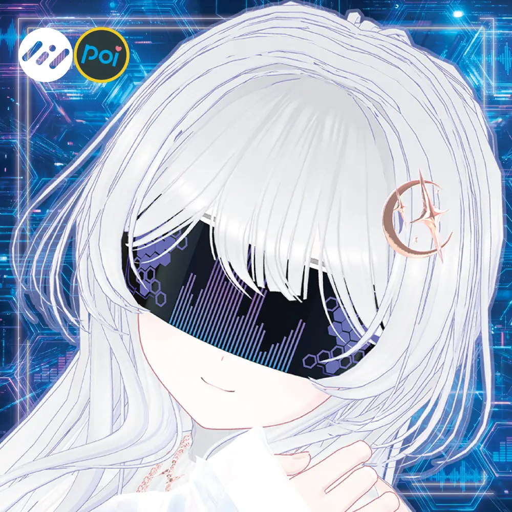 AudioLink Cyber Visor【VRC】 | Fourier Accessory