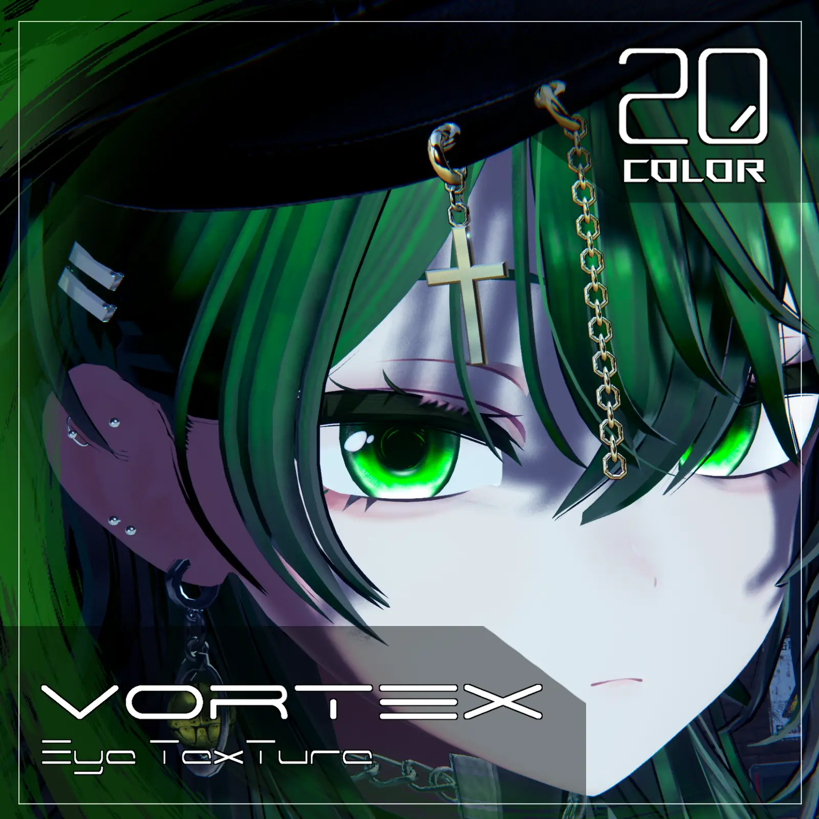 【27avatar対応】VOLTEX eye texture【VRC想定】 | 鴉屋さん