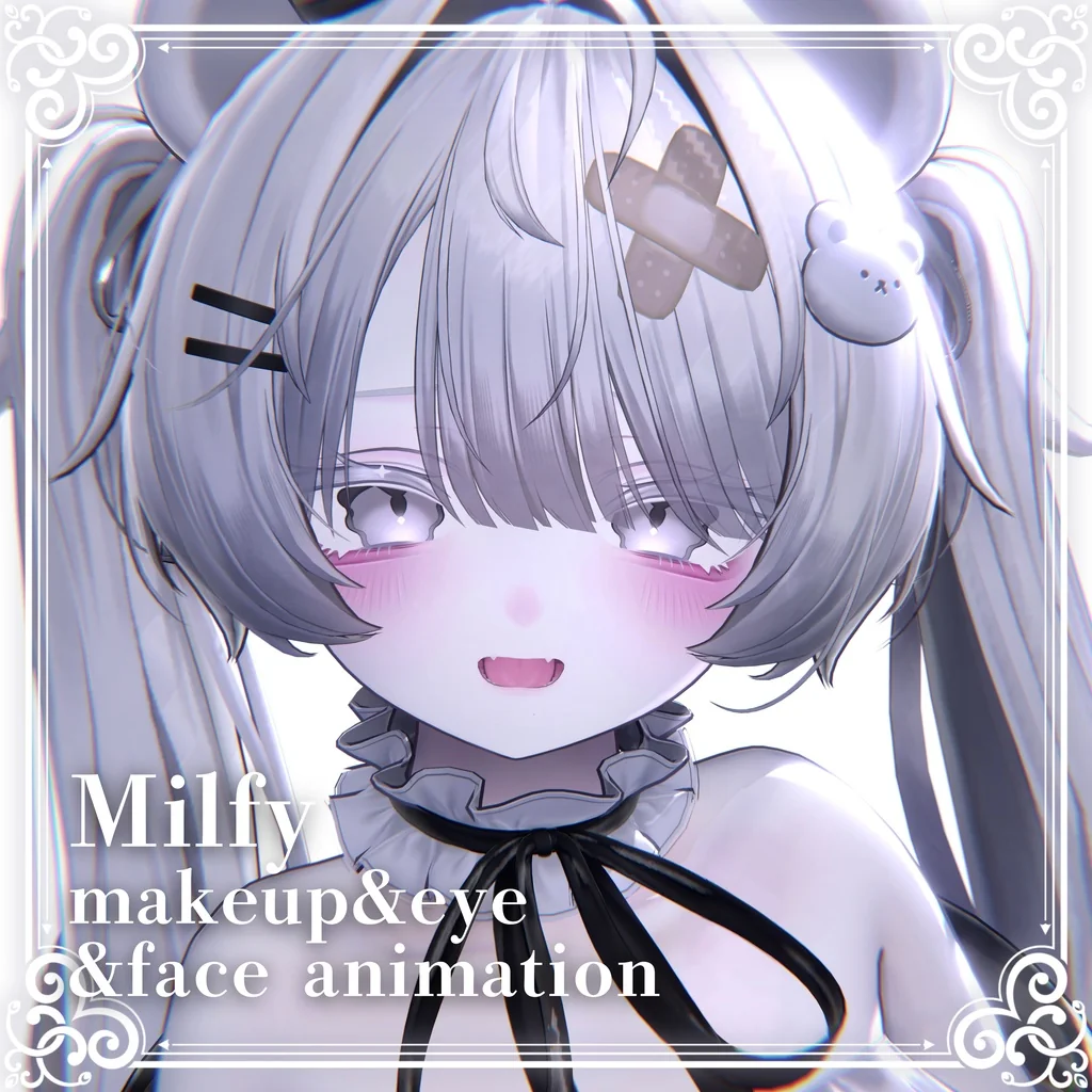 【ミルフィ-Milfy】Milfy makeup＆eye texture＆face Animation| lu2ya_shop