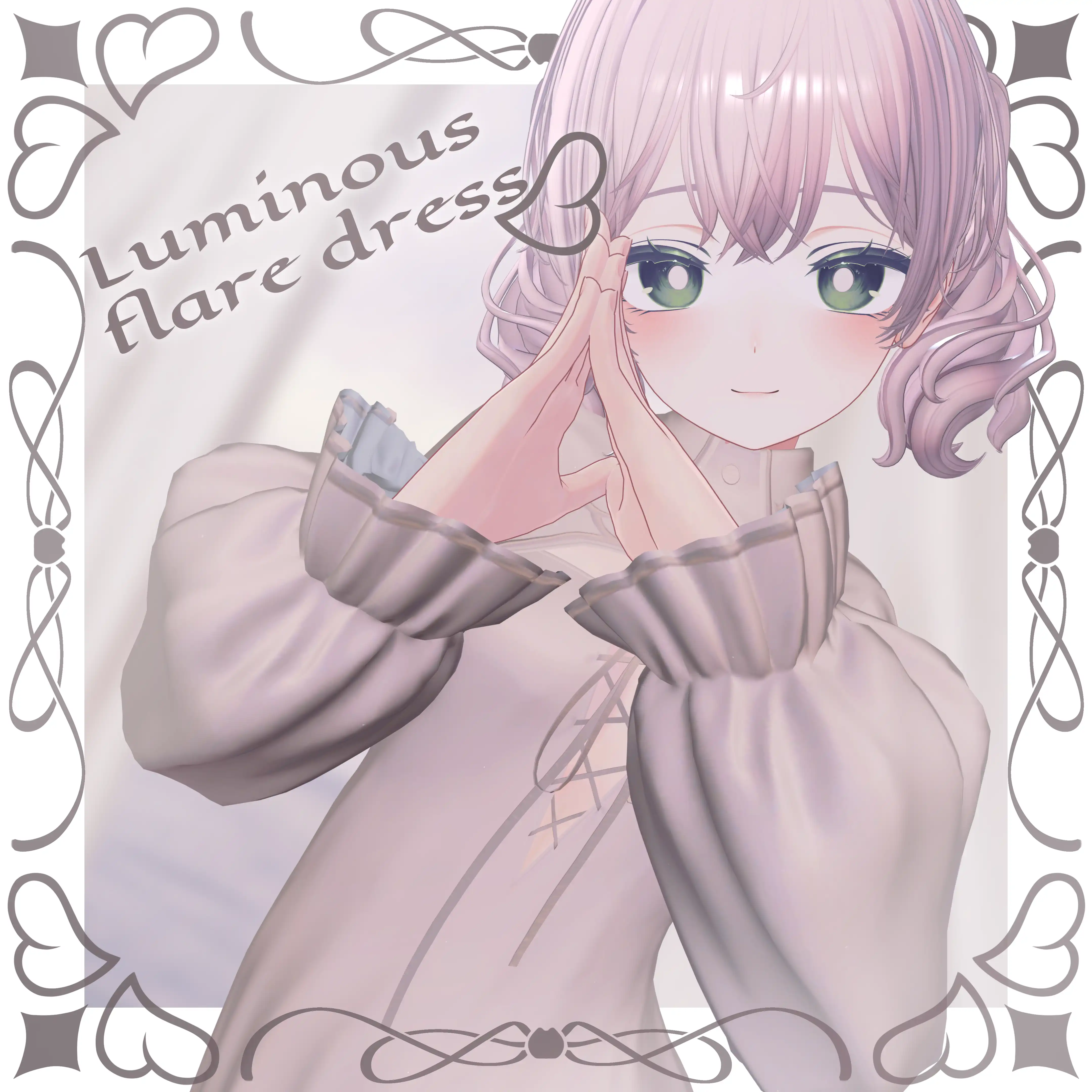 【14-Avatars】Luminous flare dress-ルミナスフレアワンピース【しなのショコラミルティナエク対応】 | makurastudy