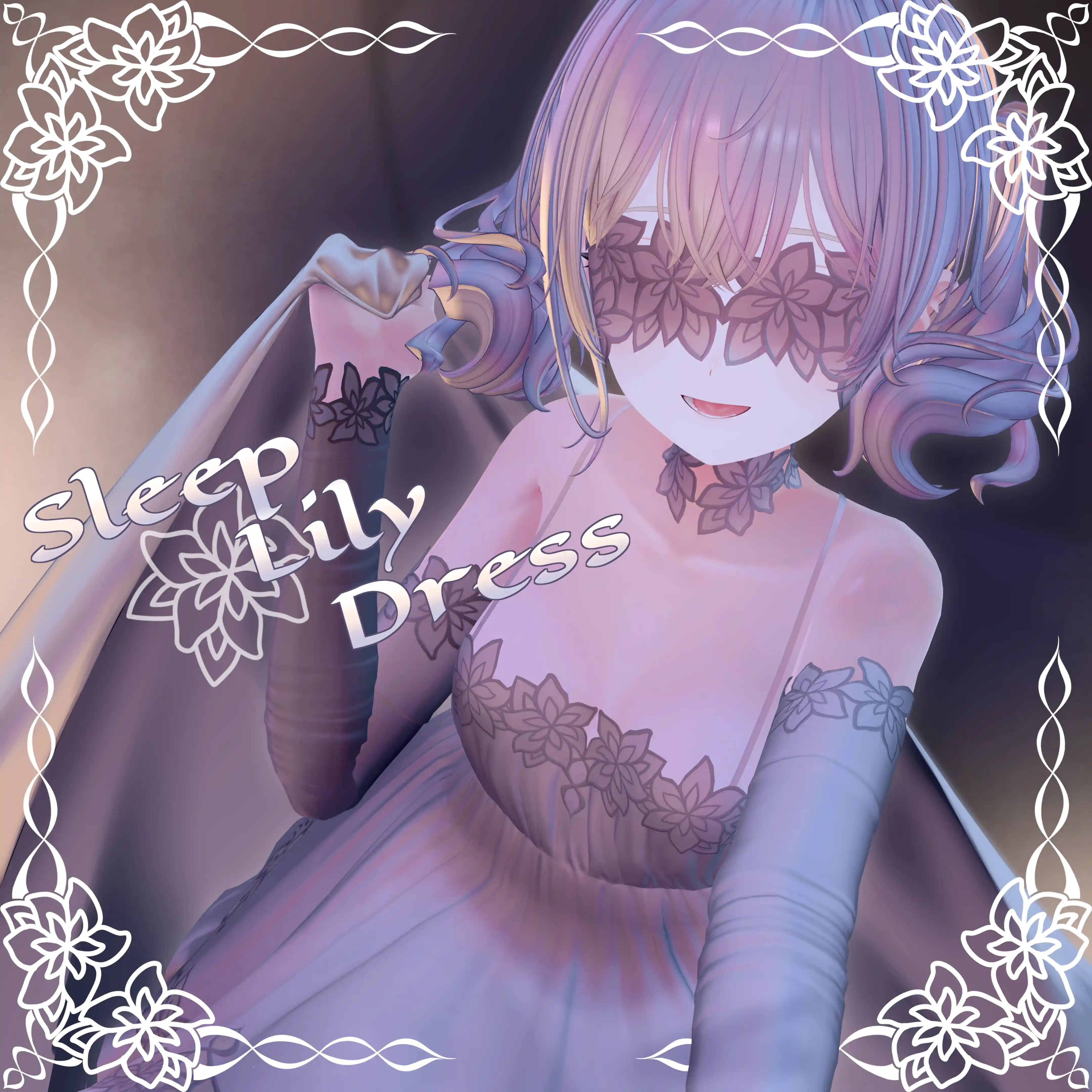【17-Avatars】Sleep Lily Dress‐ぽやしみリリィワンピース【しなのショコラミルティナミルフィ真央対応】 | makurastudy