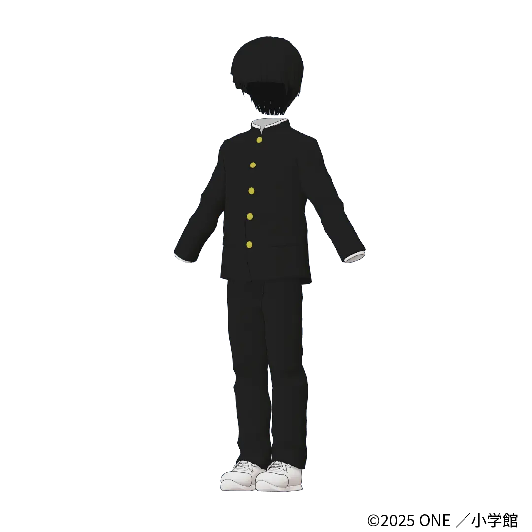 「影山茂夫(モブ)ヘアスタイル・制服・オーラ|フルセット」『モブサイコ100』