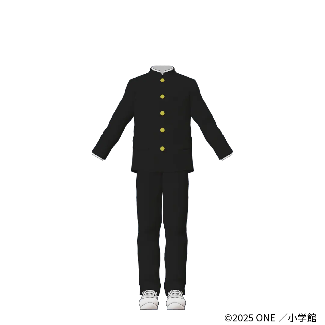 「影山茂夫(モブ)制服・オーラ」『モブサイコ100』