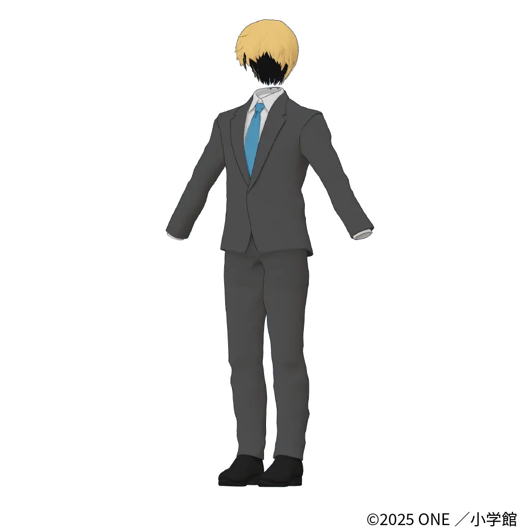 「霊幻新隆 ヘアスタイル・スーツ・オーラ|フルセット」『モブサイコ100』