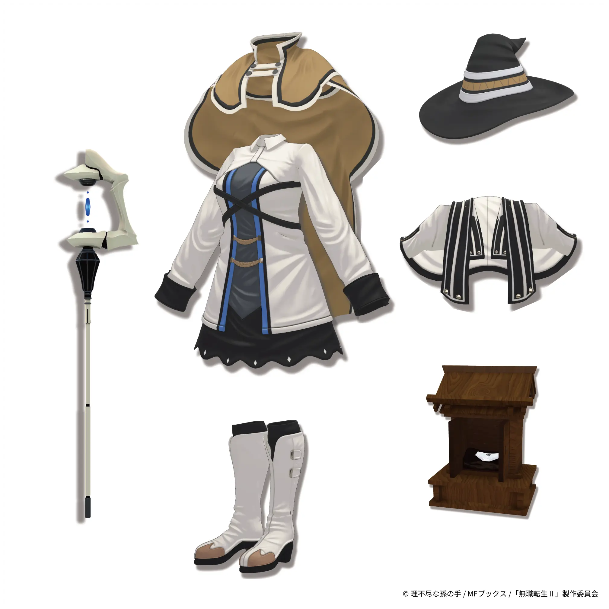 「ロキシー」髪型・衣装セット 『無職転生II ~異世界行ったら本気だす~』