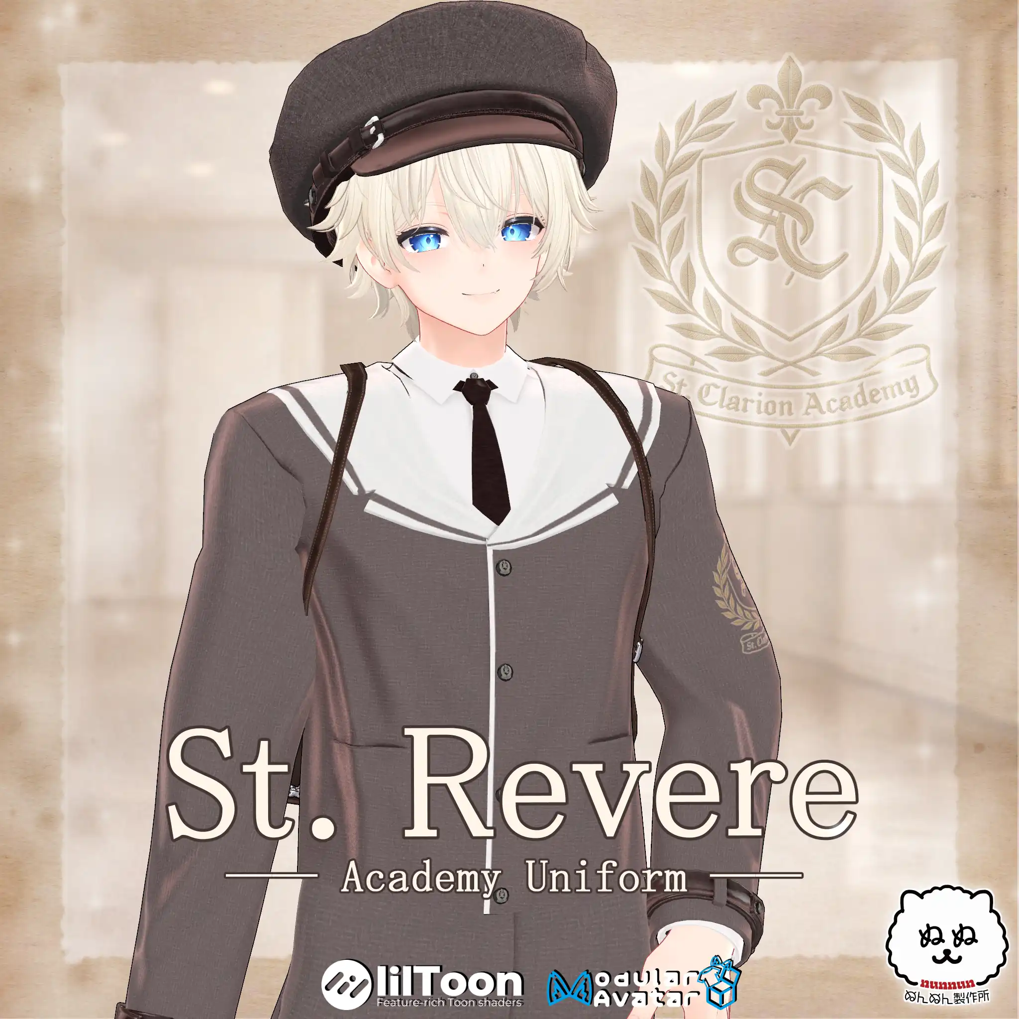【40アバター対応】St. Revere【St. Clarion Academy】 |ぬんぬん製作所