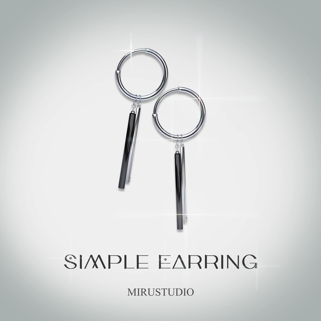 【VRC想定】Simple Earring | Miru-Studio
