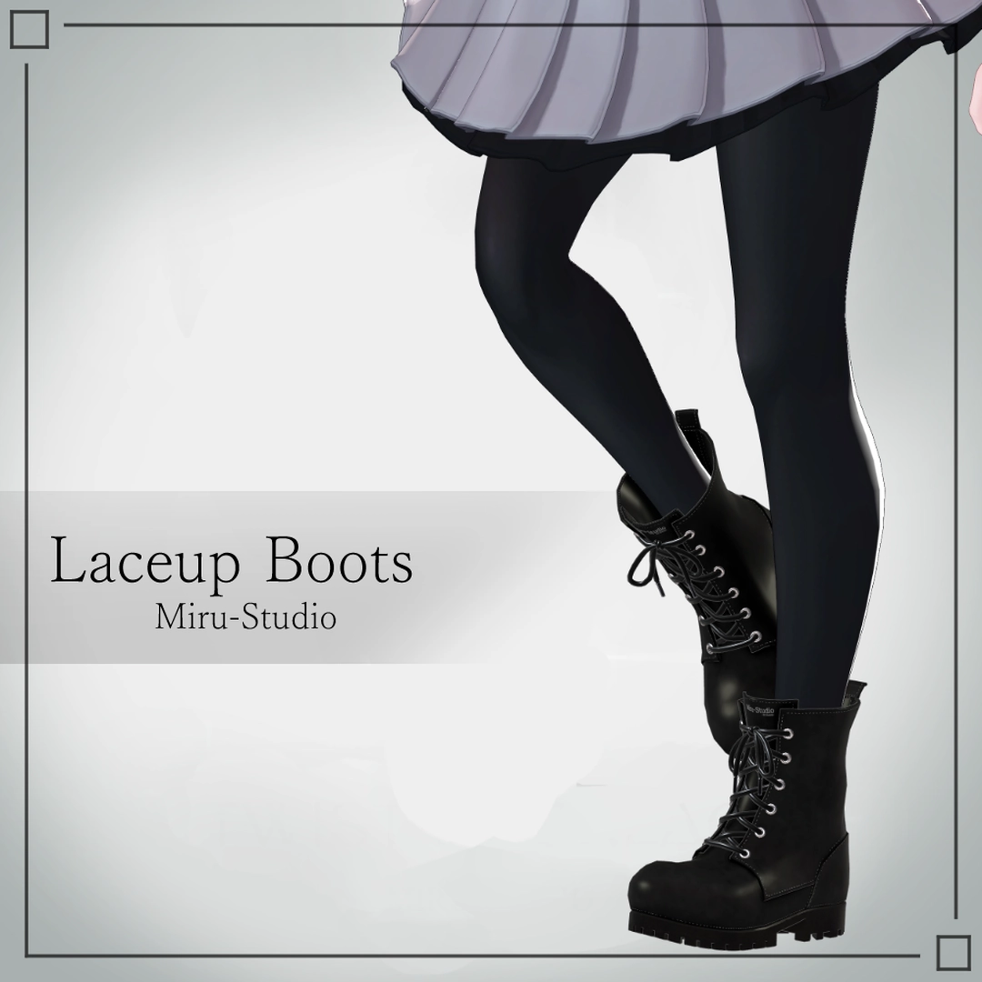 Laceup Boots | Miru-Studio
