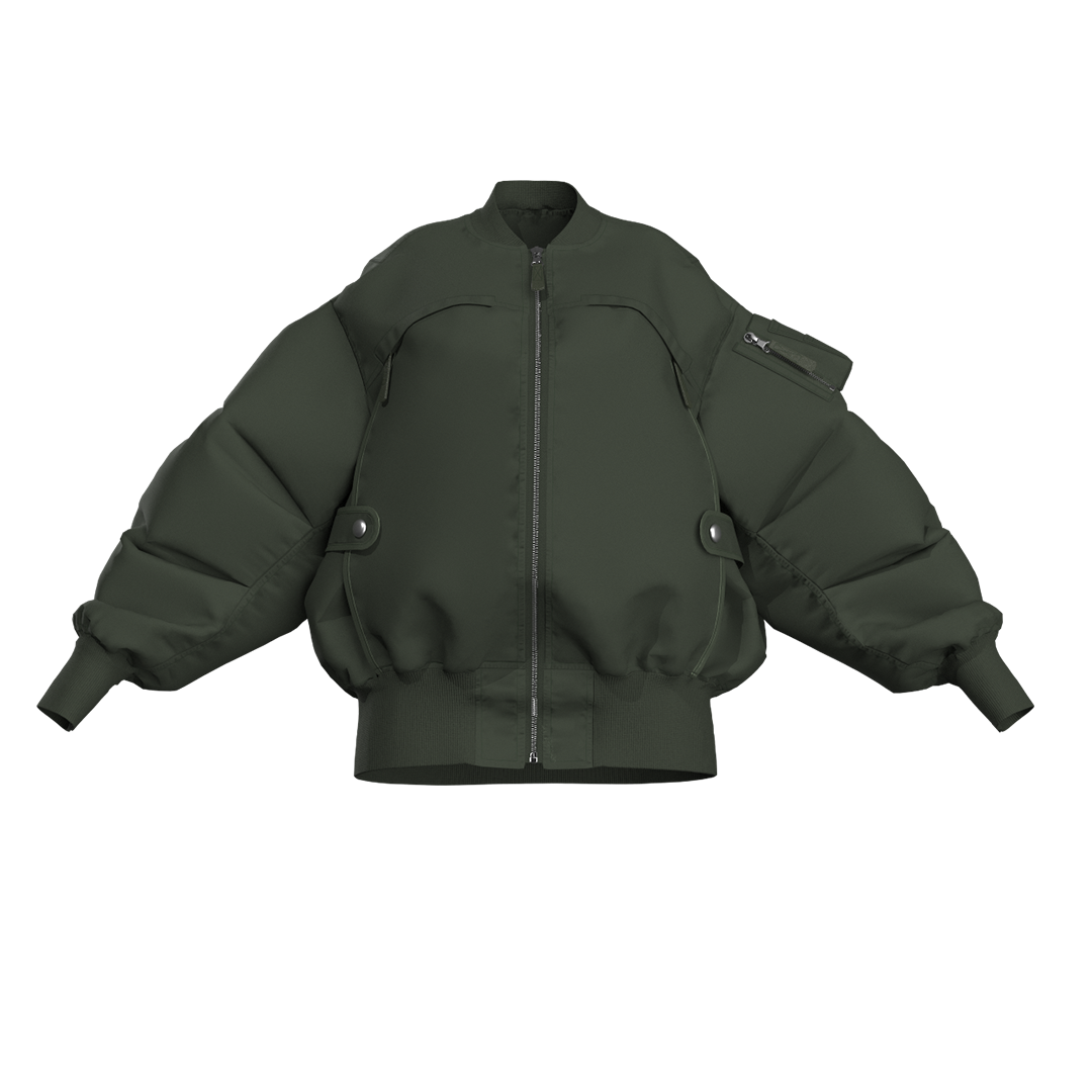 TAG SHORT LENGTH BOMBER JACKET