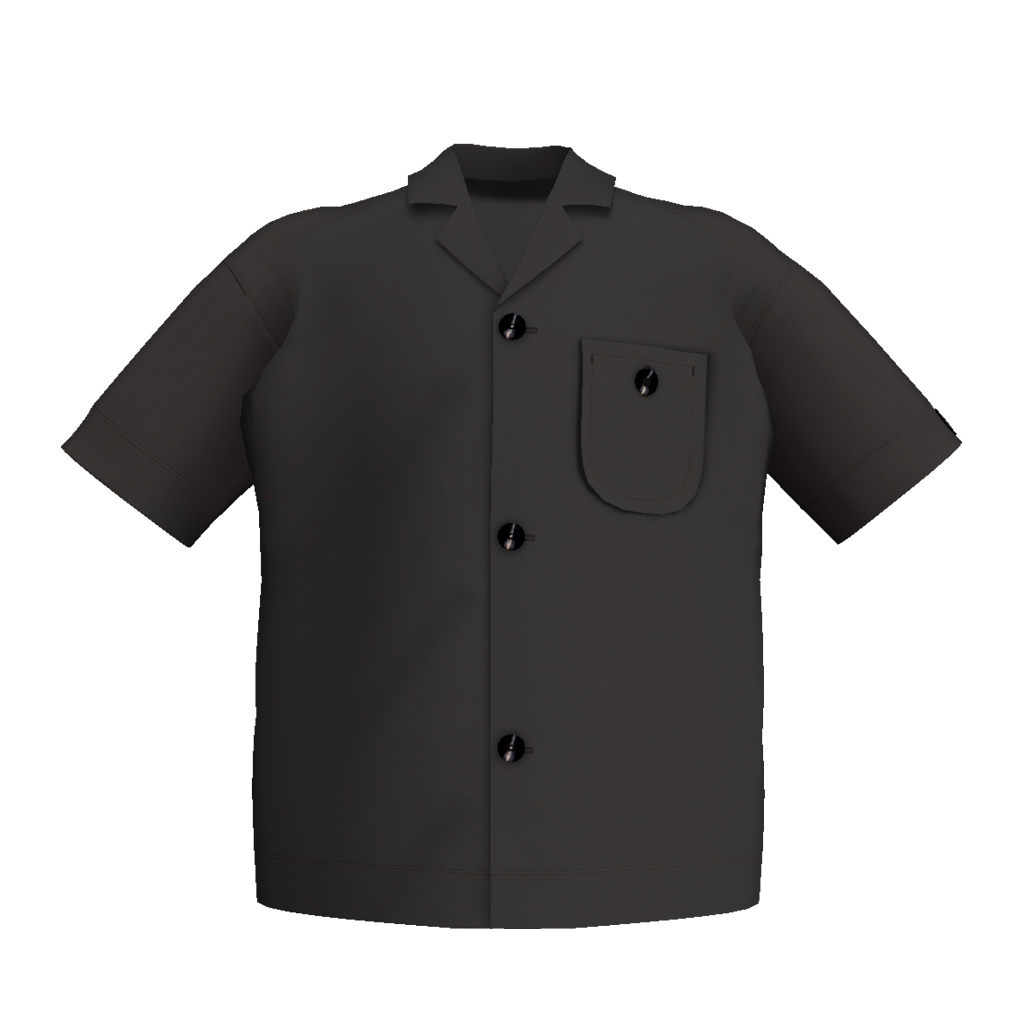 TAG OPEN COLLAR SHIRT[MENS]