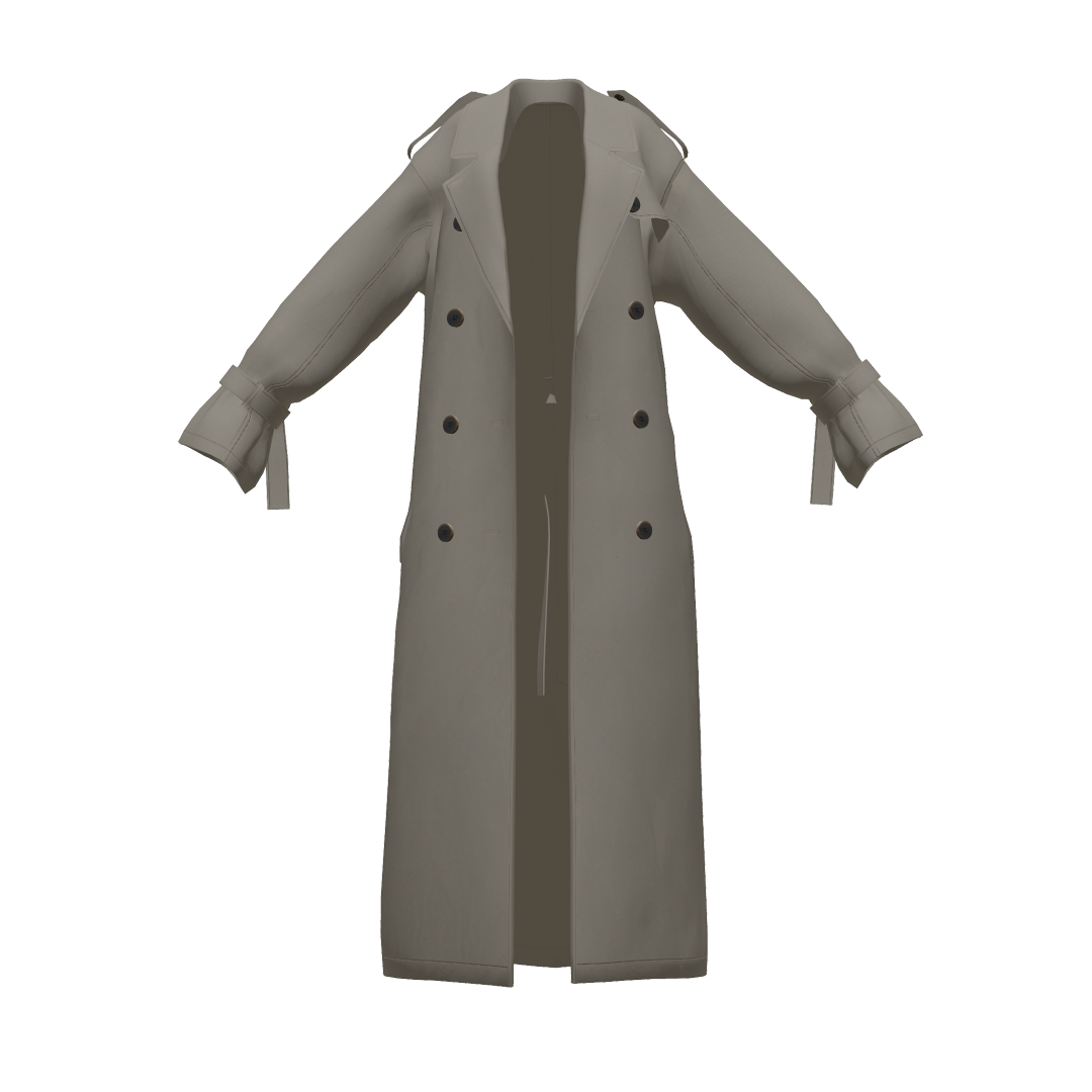 TAG LONG LENGTH TRENCH COAT
