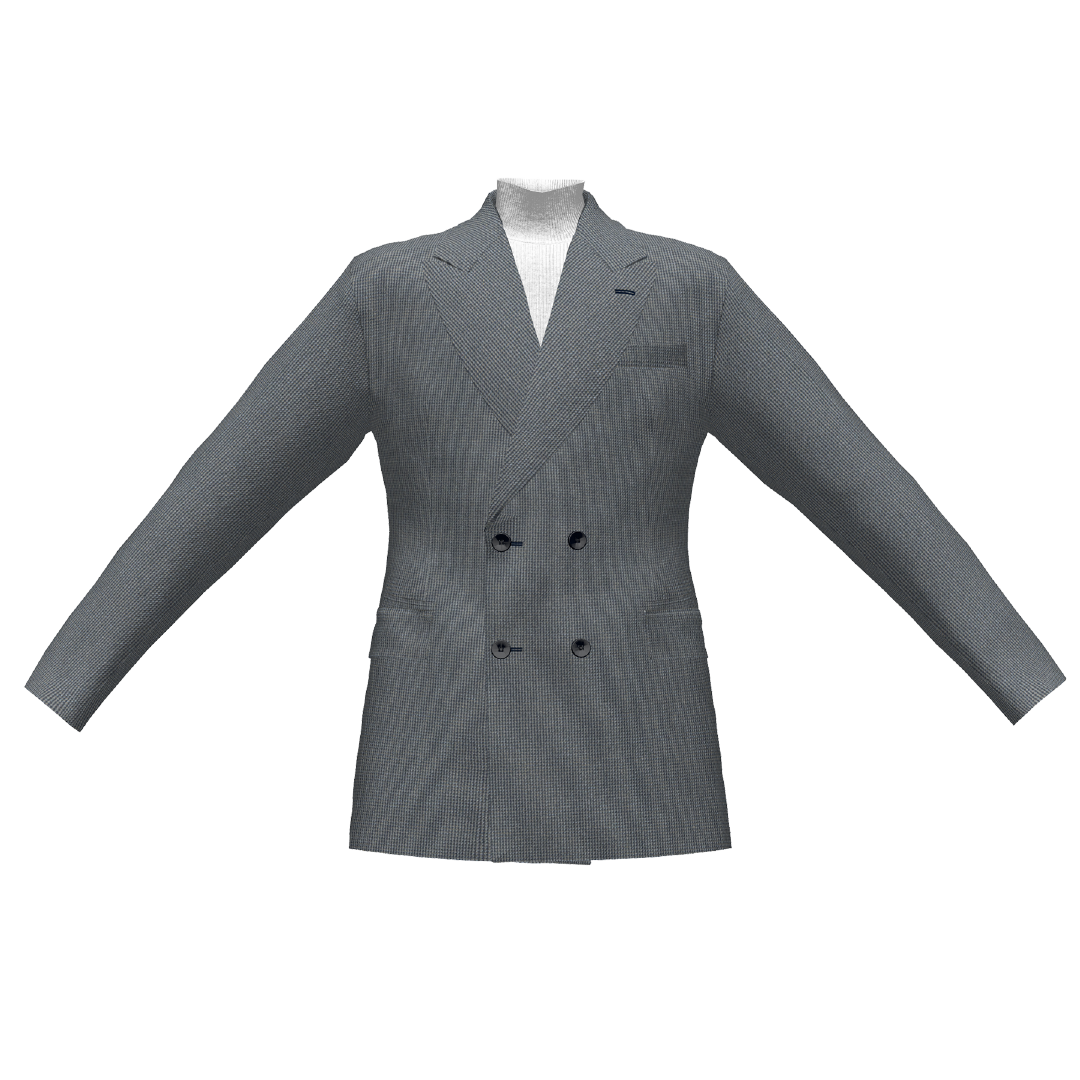 TAG DOUBLE BLEASTED JACKET