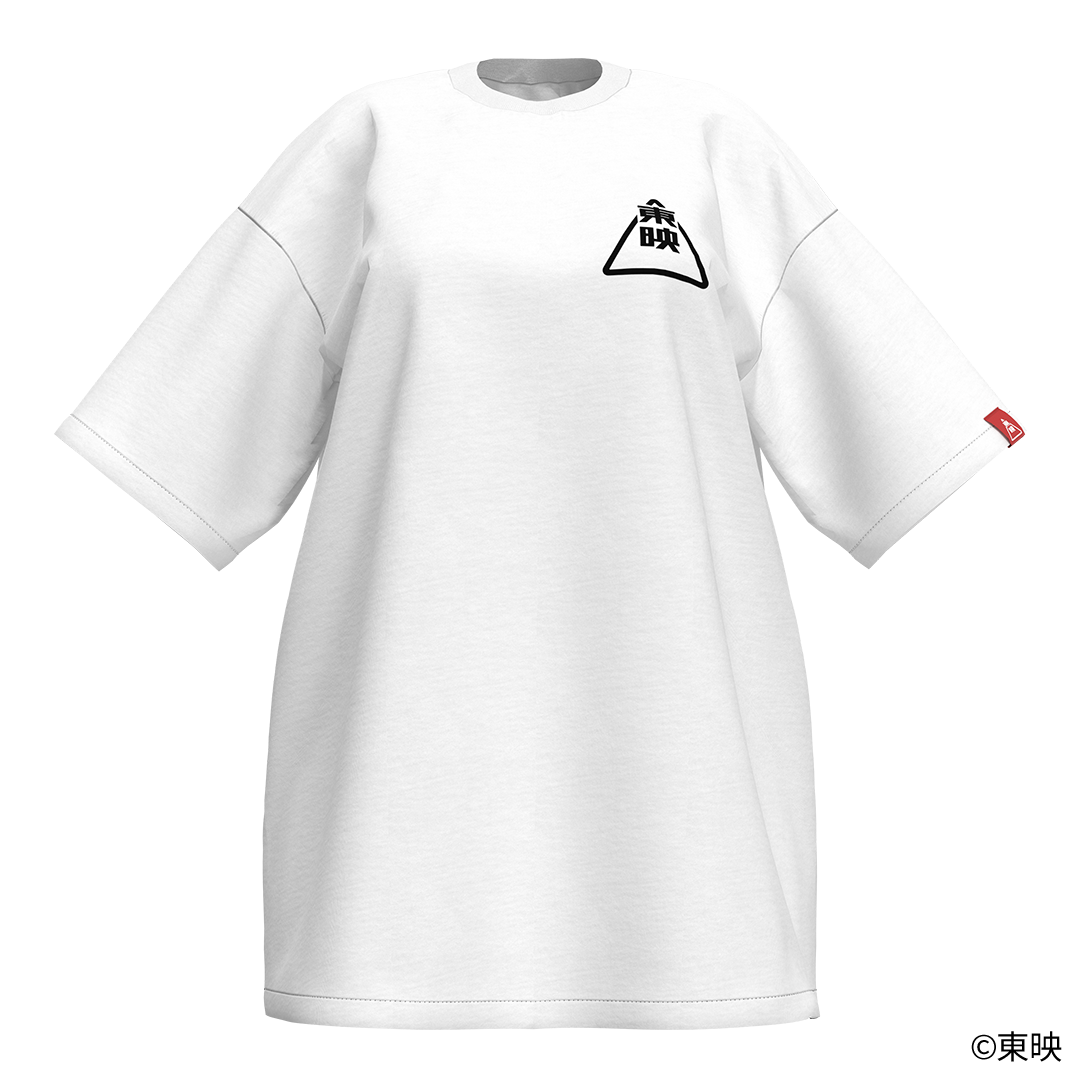 東映荒波計画 T-shirt sankaku / white
