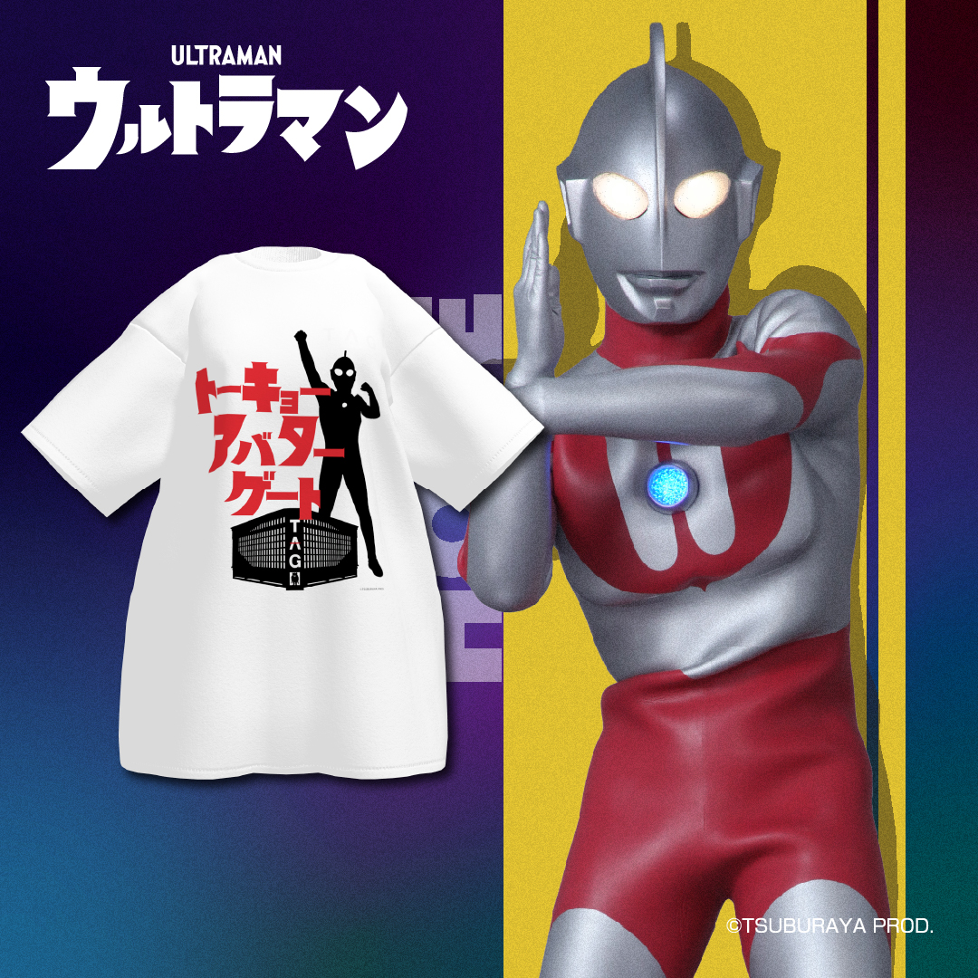 「トーキョーアバターゲート」 PRINT T-SHIRT「ウルトラマン」