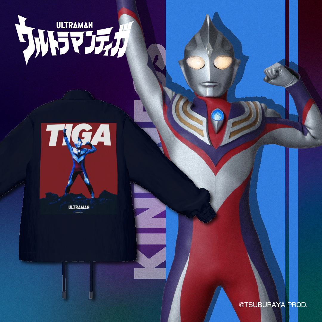 「ウルトラマンティガ」PRINT COACH JACKET