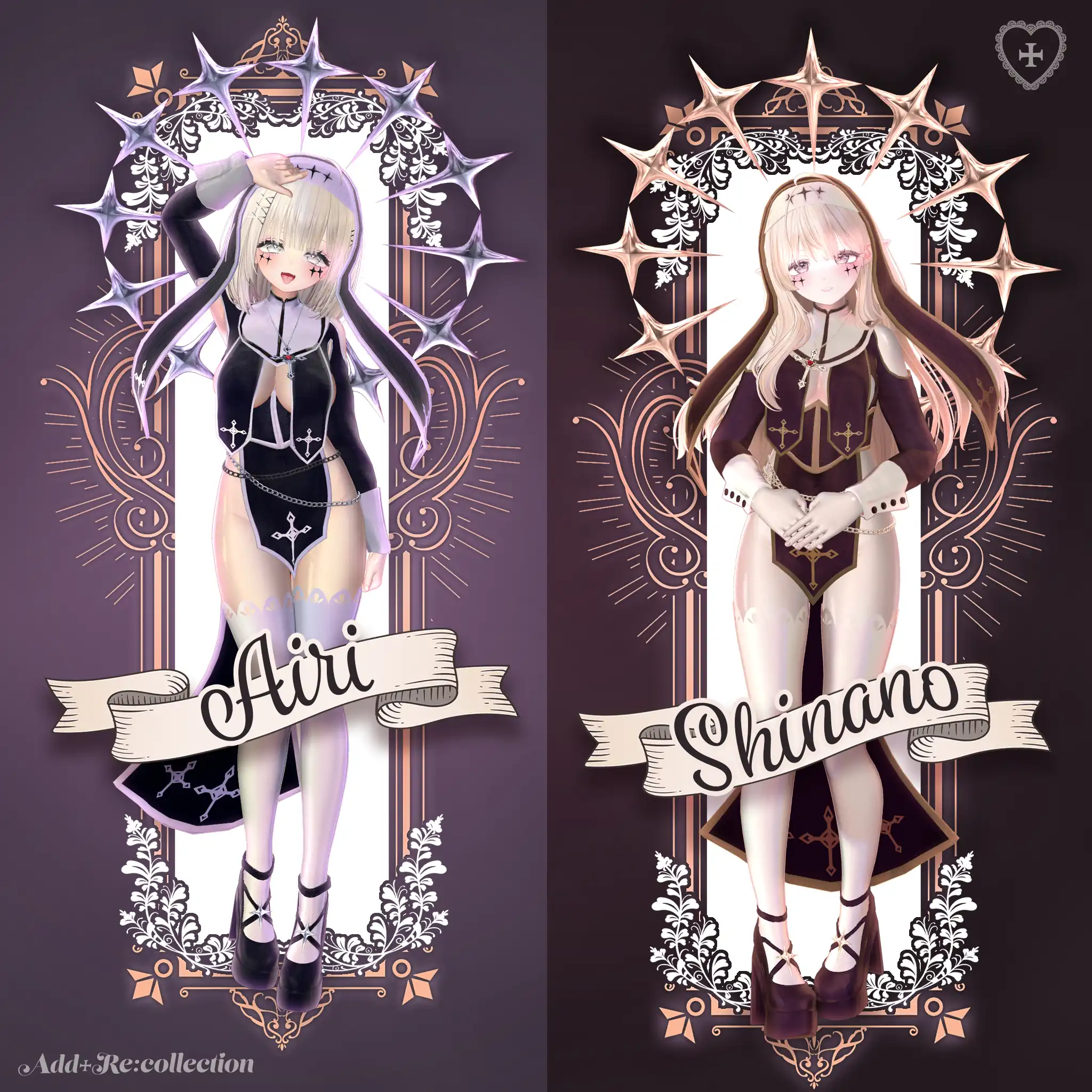 26アバター対応シスター風衣装 - Revealing Sister