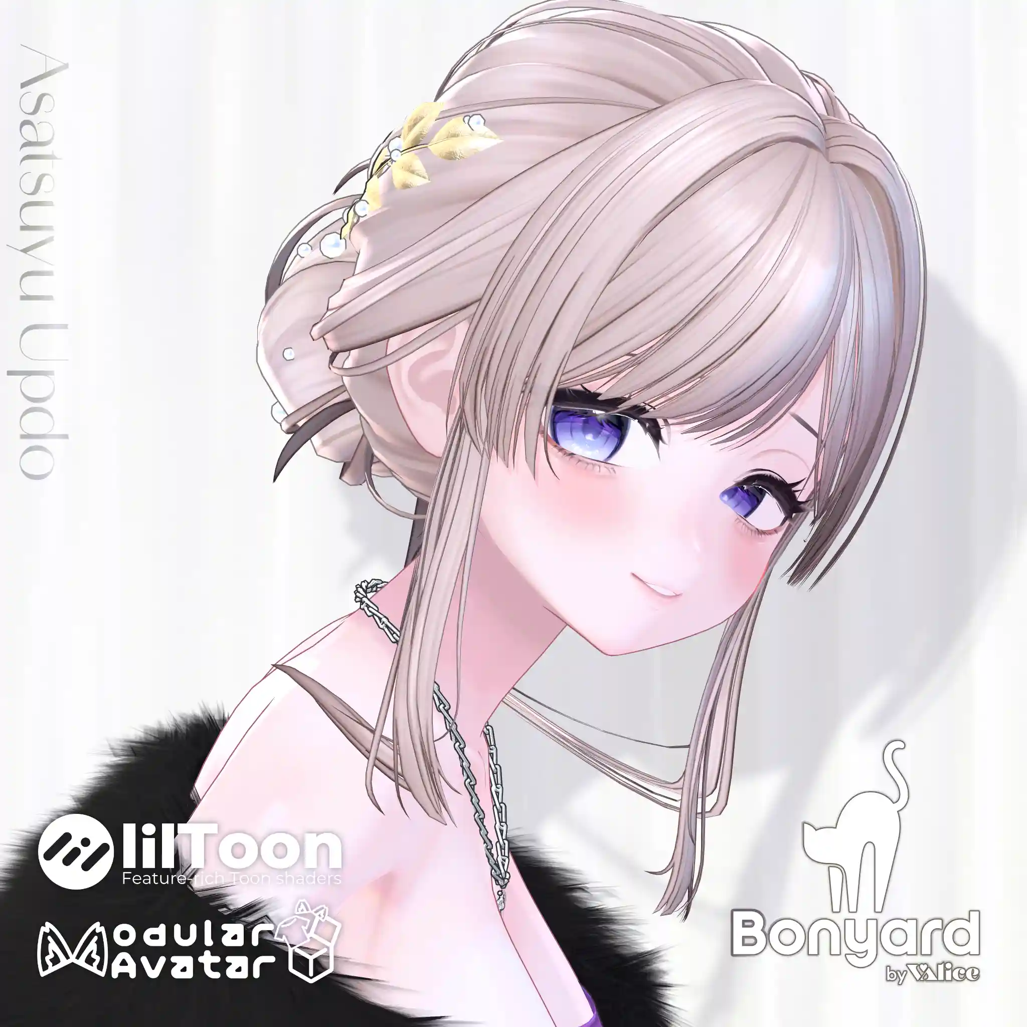 あさつゆアップ / Asatsuyu Updo【18 Avatars】 - Bonyard -