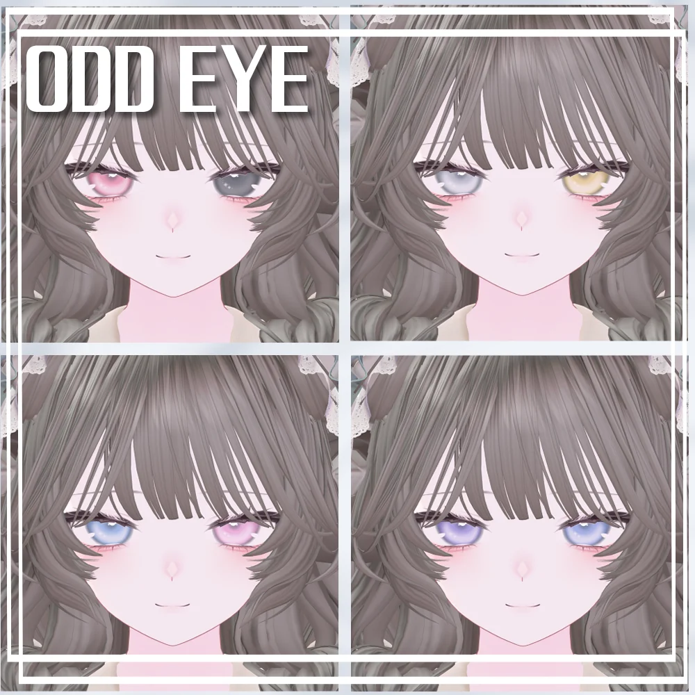 [16Avatar] Churu Churu Eye Texture #Aspartame_VRC