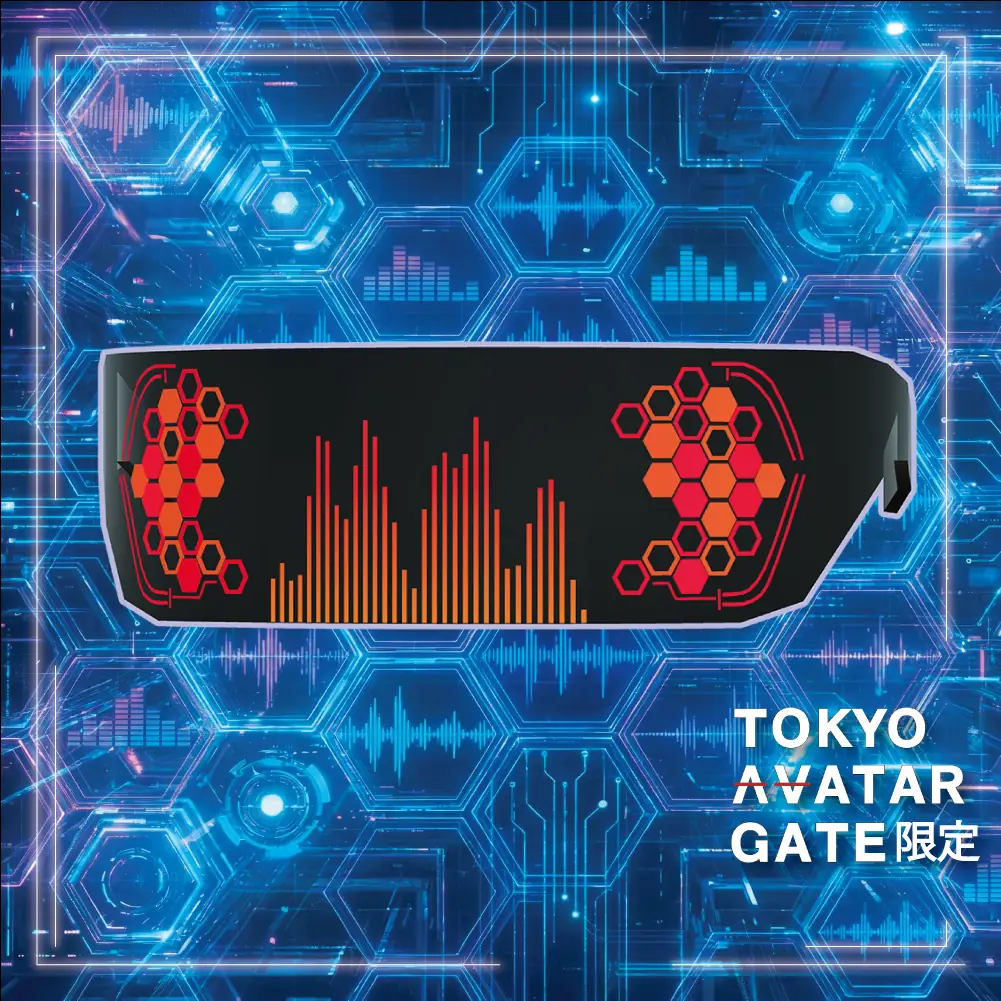 AudioLink Cyber Visor【VRC】 | Fourier Accessory