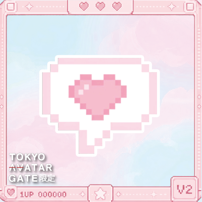 ボイスギミック付 Pixel Hairpin Set_V2 話すと光るギミック付き