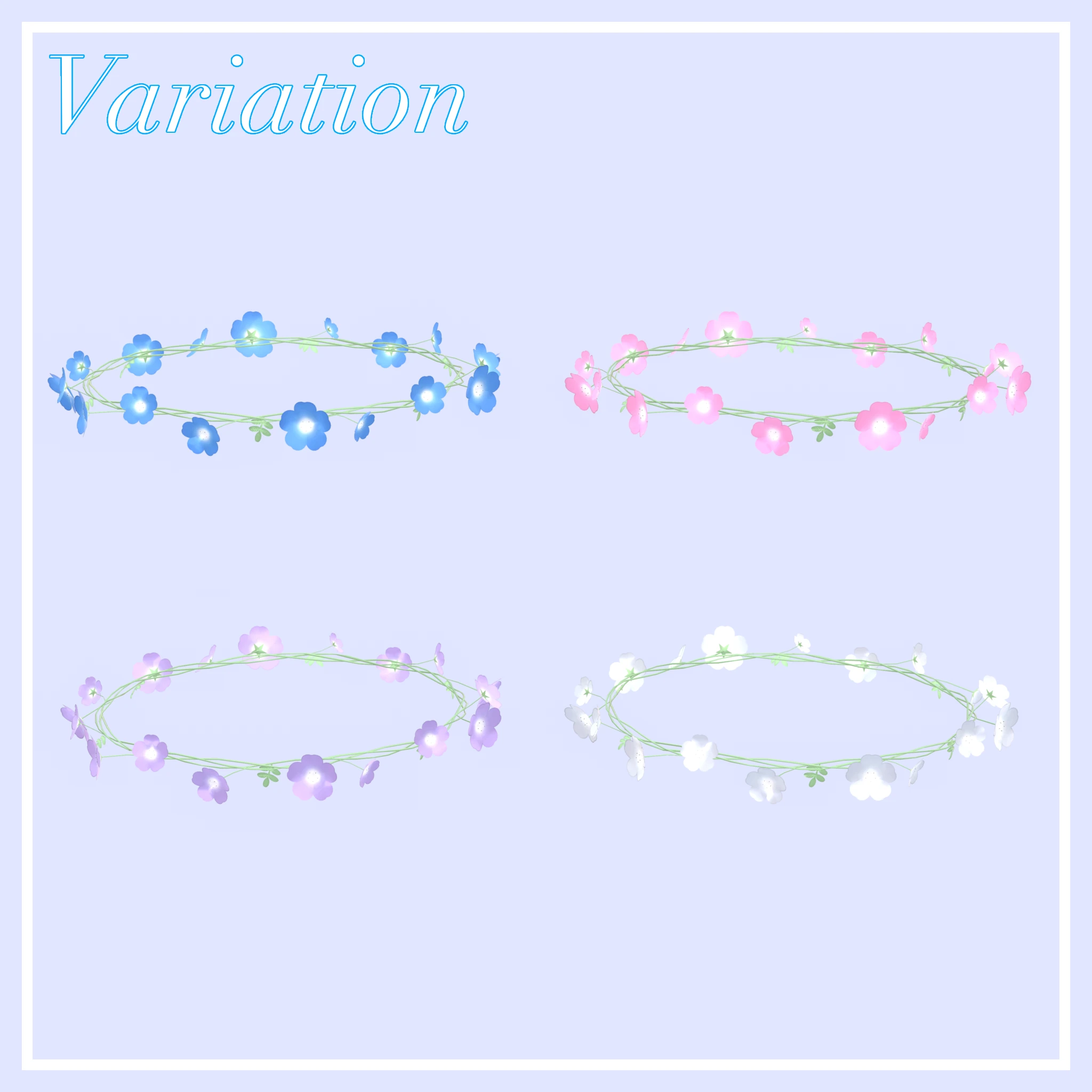 ネモフィラヘイロー【VRChat想定】