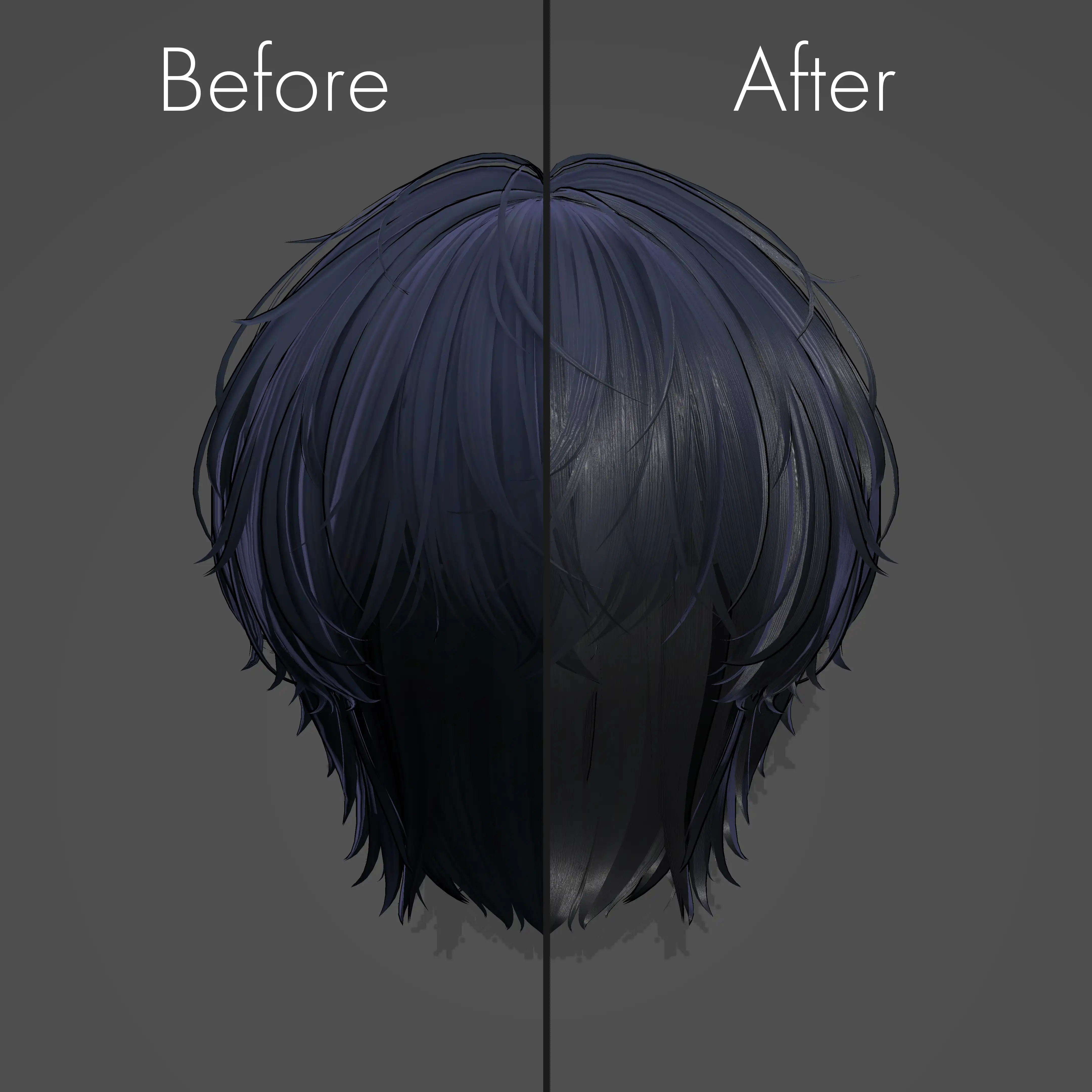 Harune Hair Normalmap＆Matcap