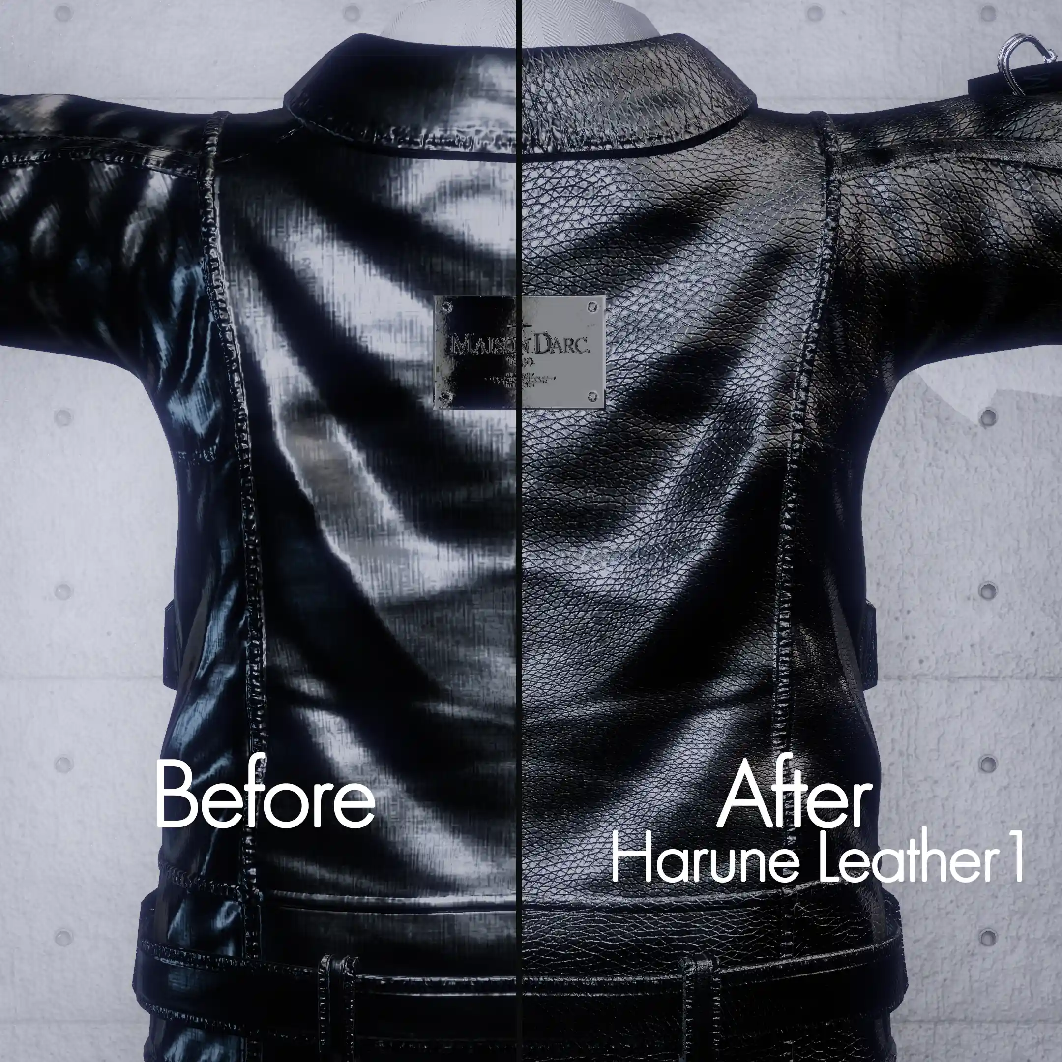 Harune leatherPack 4Normalmap&4matcap