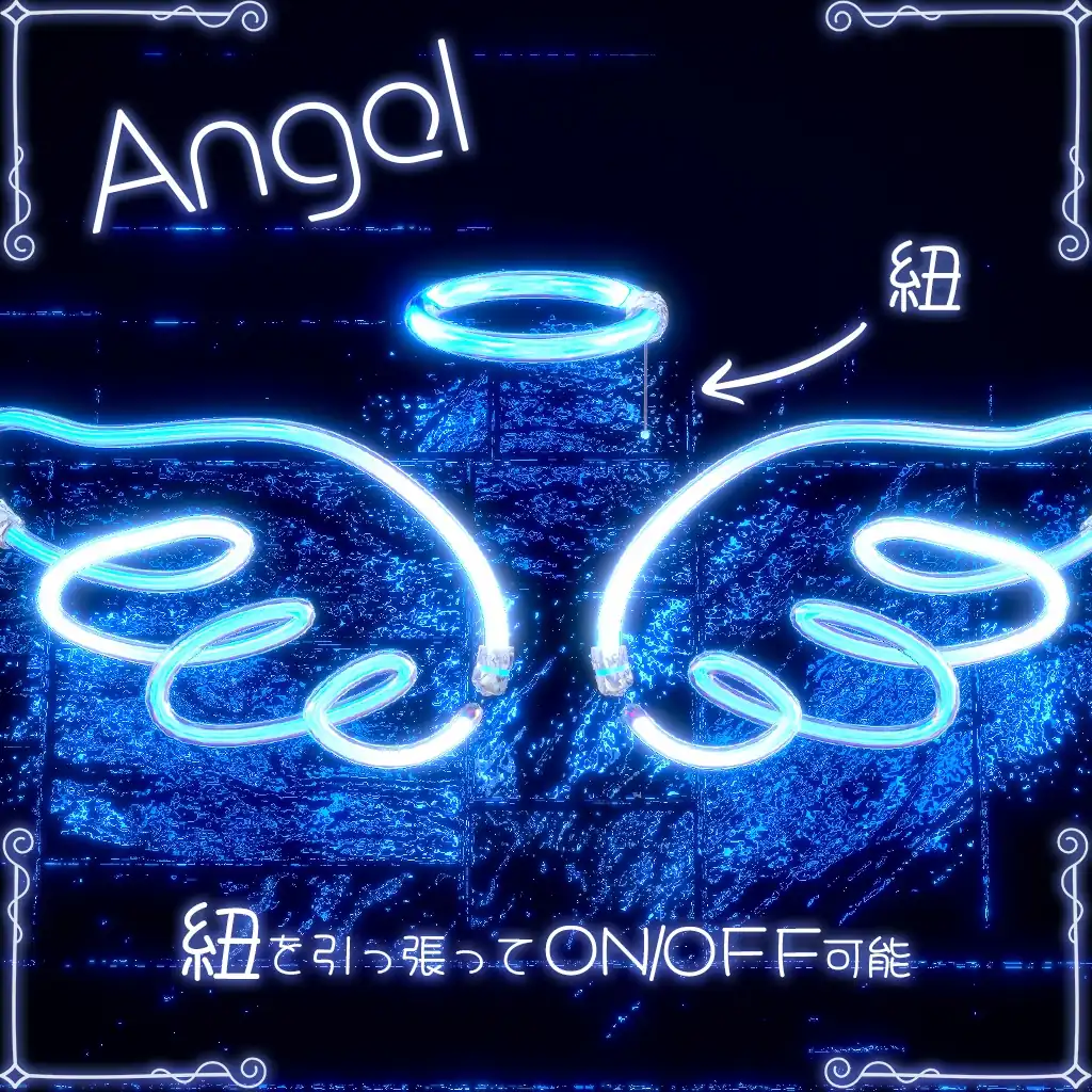 【点灯・色変えできる！】Neon Angel & Devil Set Re | はるさめ雑貨店/haru-same