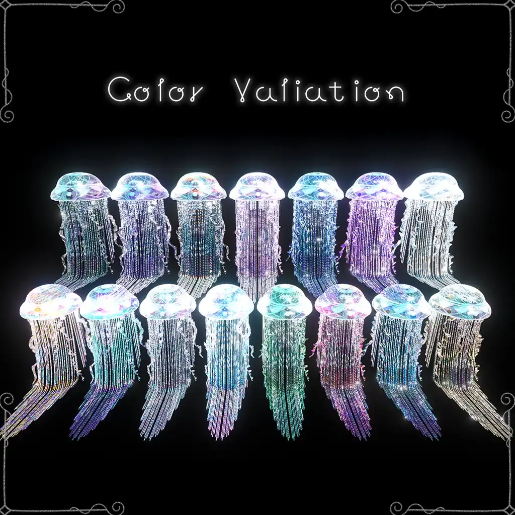 【クラゲのベール】Luminous Jelly Veil | はるさめ雑貨店/haru-same