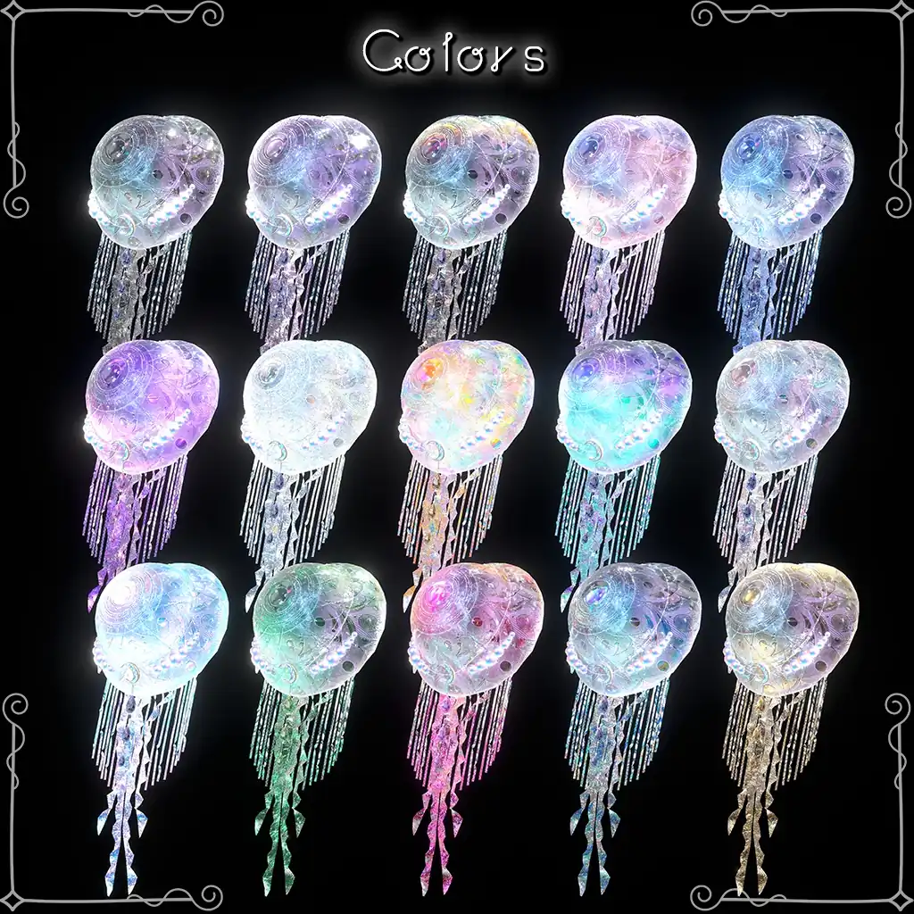 【クラゲシニヨン2】Luminous Jelly Shiniyon | はるさめ雑貨店/haru-same