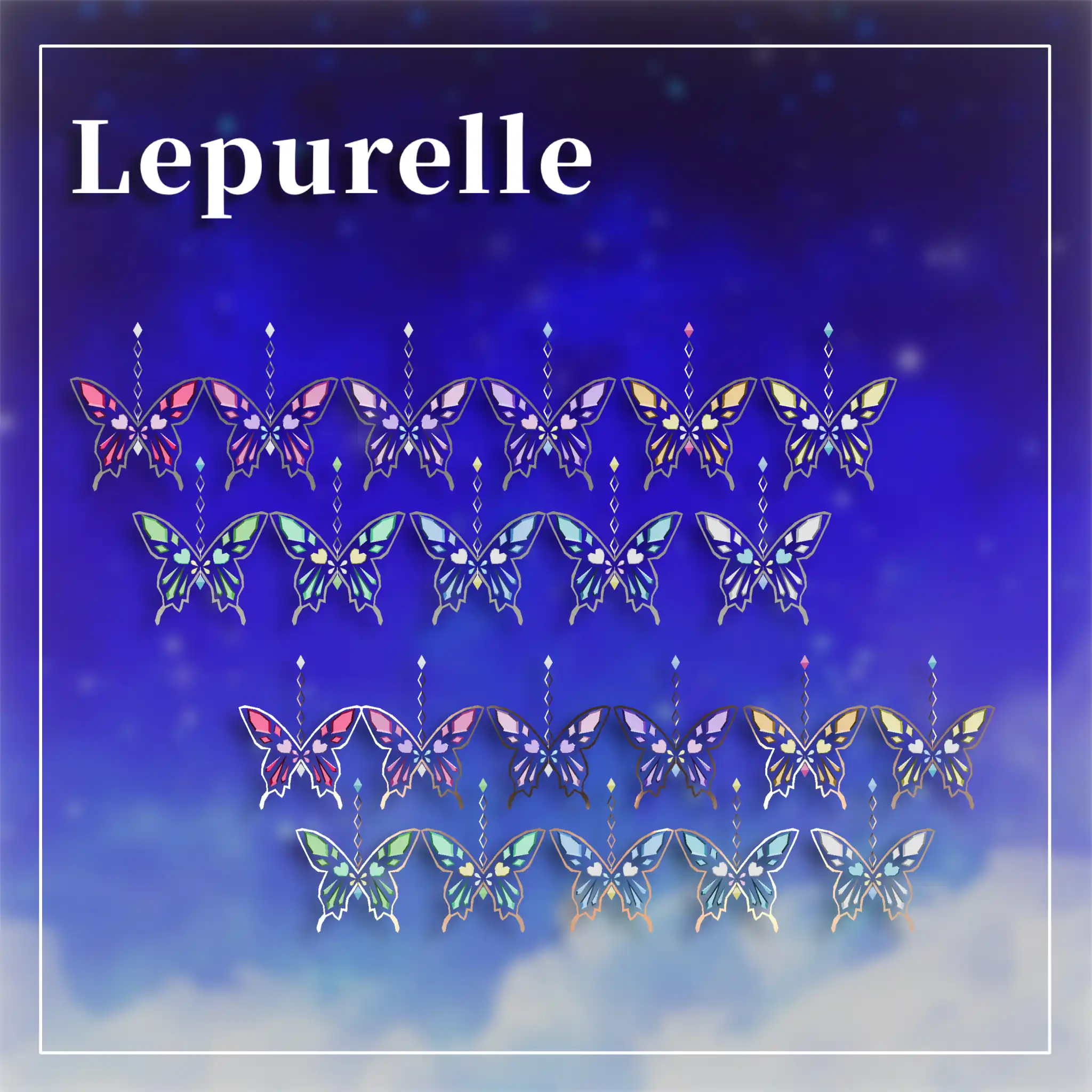 【Lepurelle】VRC想定 アクセサリー ピアス ネックレス ブレスレット | JewelryBLUE