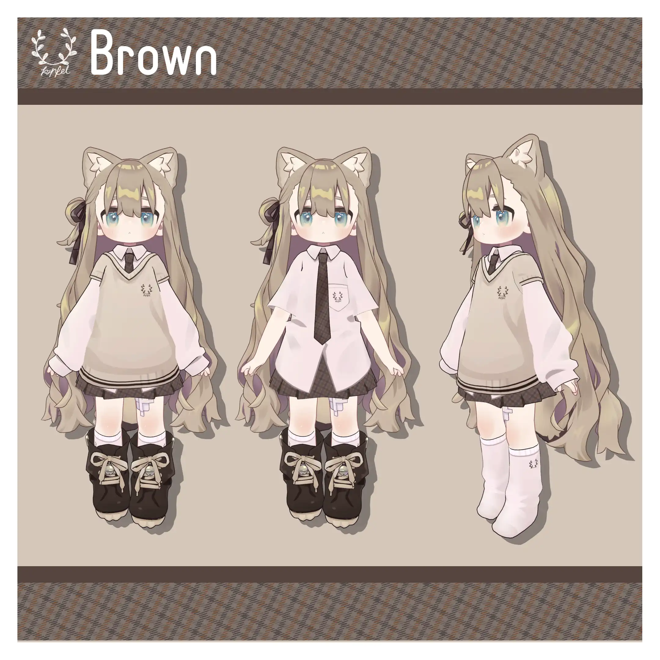 制服風デフォルト衣装テクスチャ - Uniform Outfit Texture -