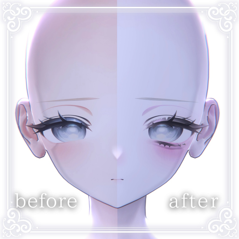 【しなの-Shinano】Doll makeup texture| lu2ya_shop