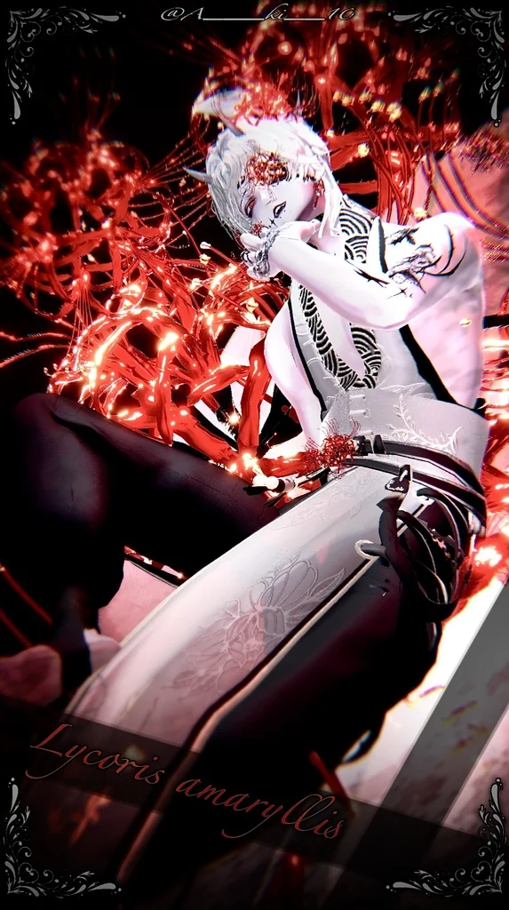 Lycoris amaryllis【MA対応】| MochiRabbit
