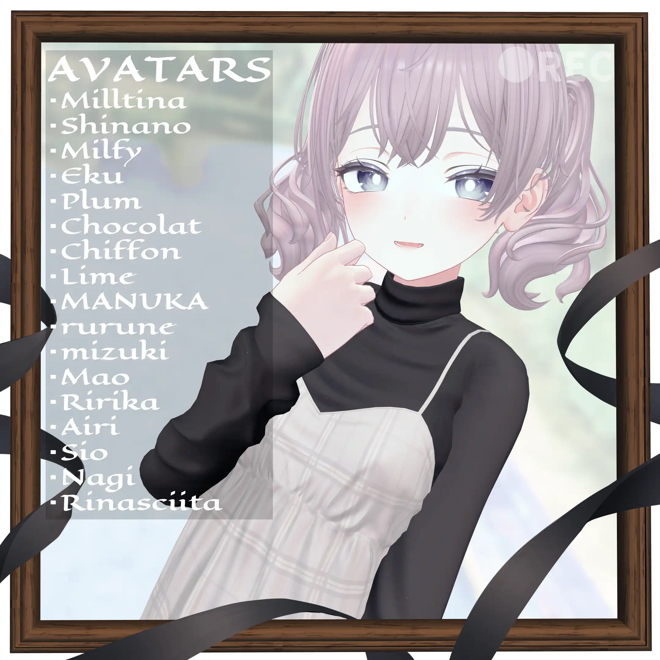 【18-Avatars】Ohanyo Layered Dress-おはにょレイヤードワンピース【しなのラムネミルティナプラム対応】 | makurastudy