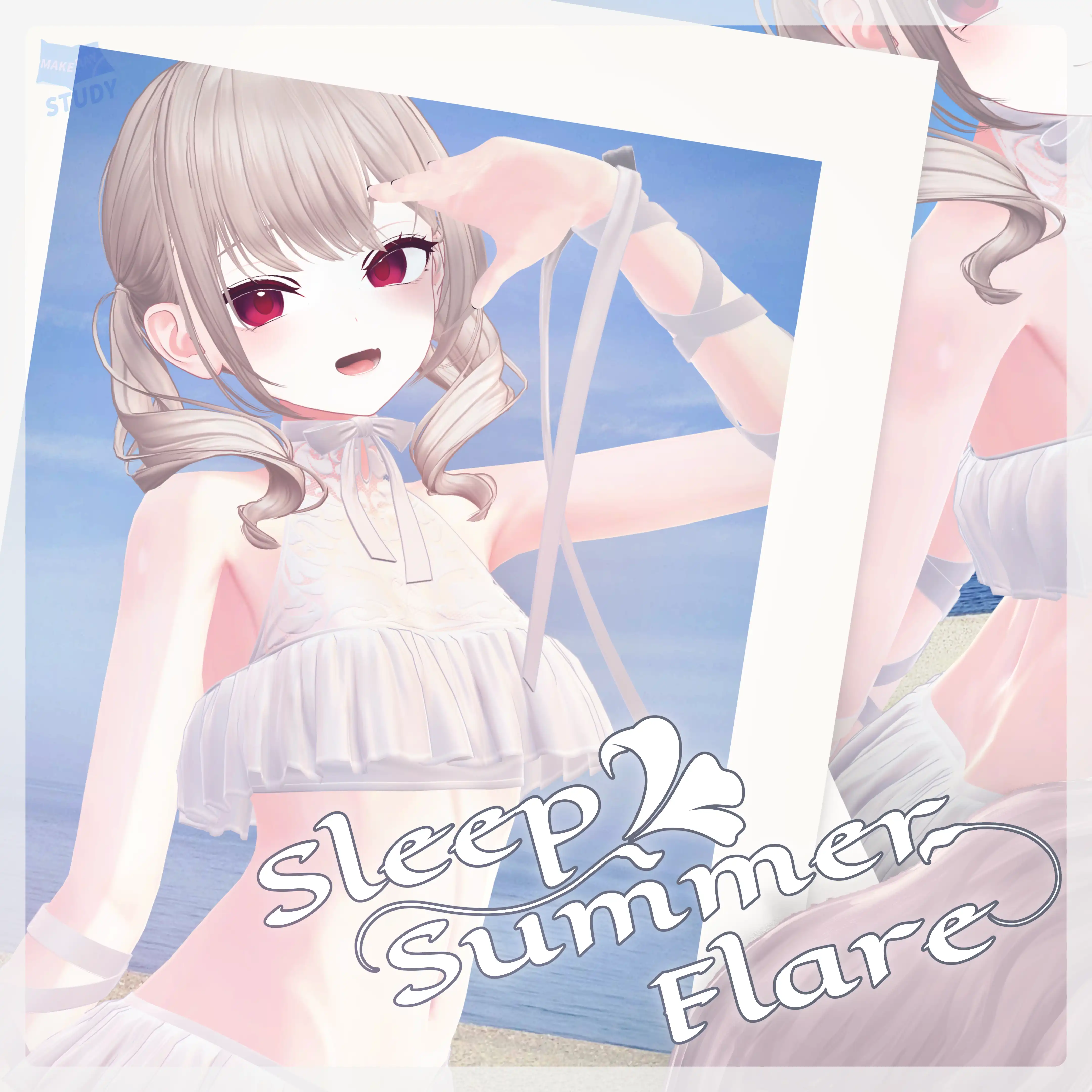 【20-Avatars】Sleep Summer Flare-ぽやしみサマーフレアビキニ【しなの輝夜ラムネまよ対応】| makurastudy