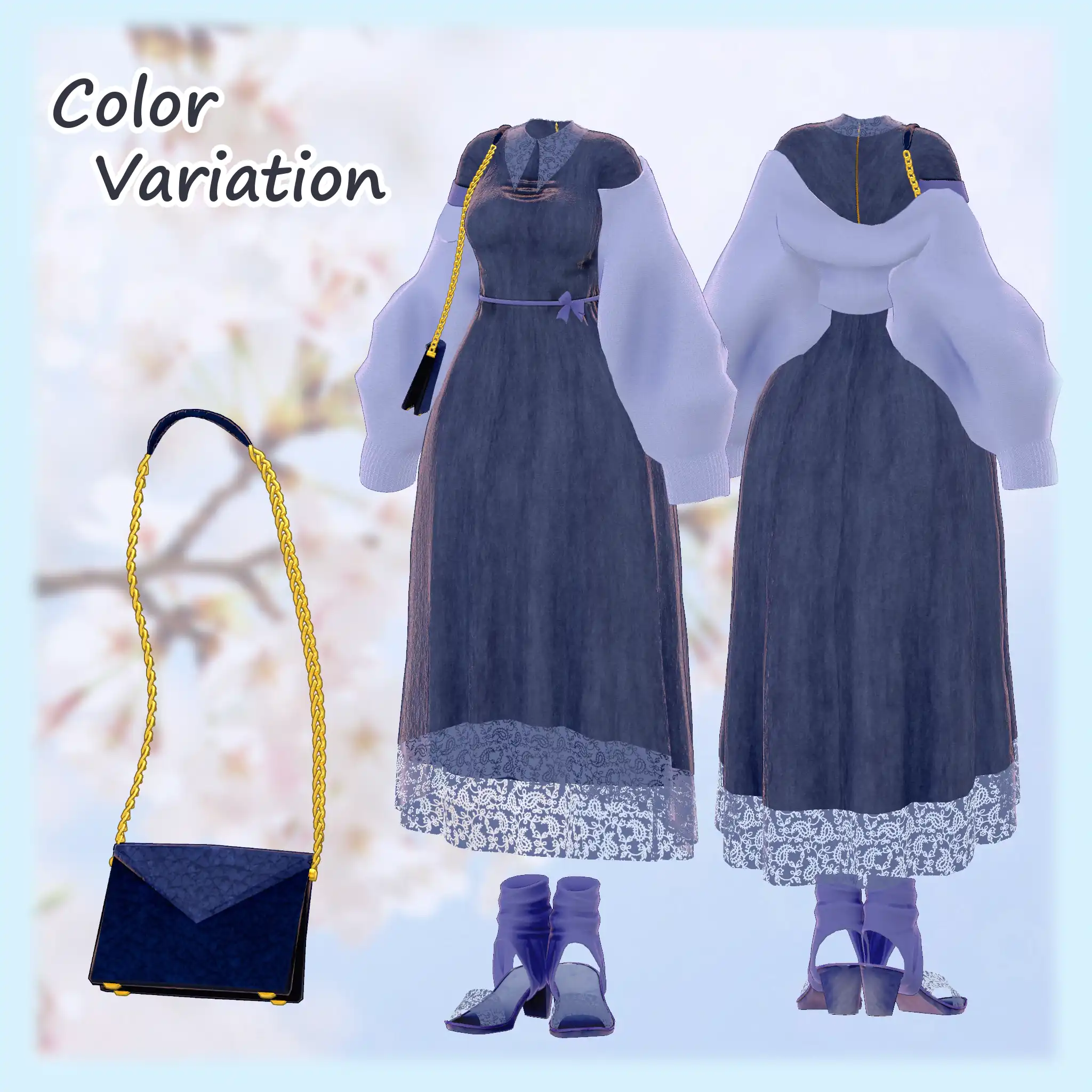 【120アバター対応】Misty Petal　｜ぬんぬん製作所