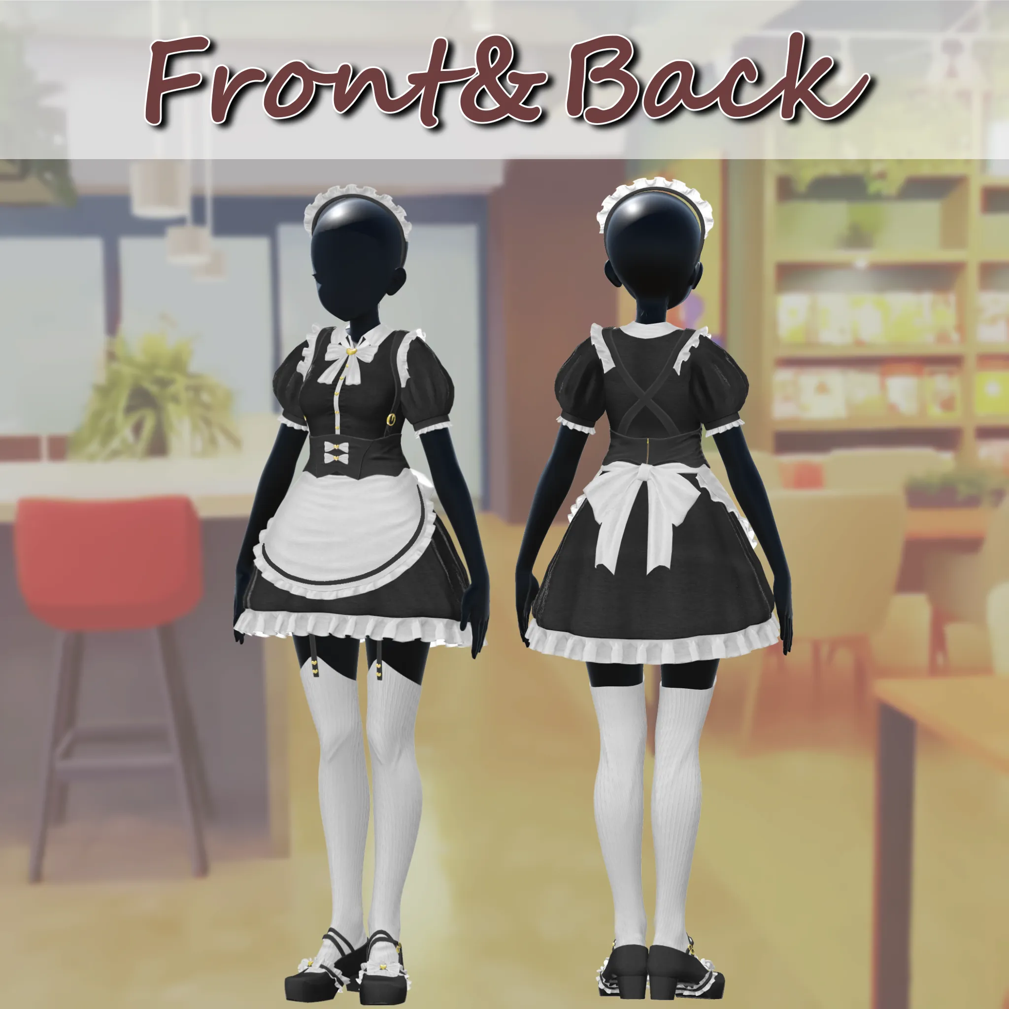 【74アバター対応】Pure Fleur Maid　｜ぬんぬん製作所