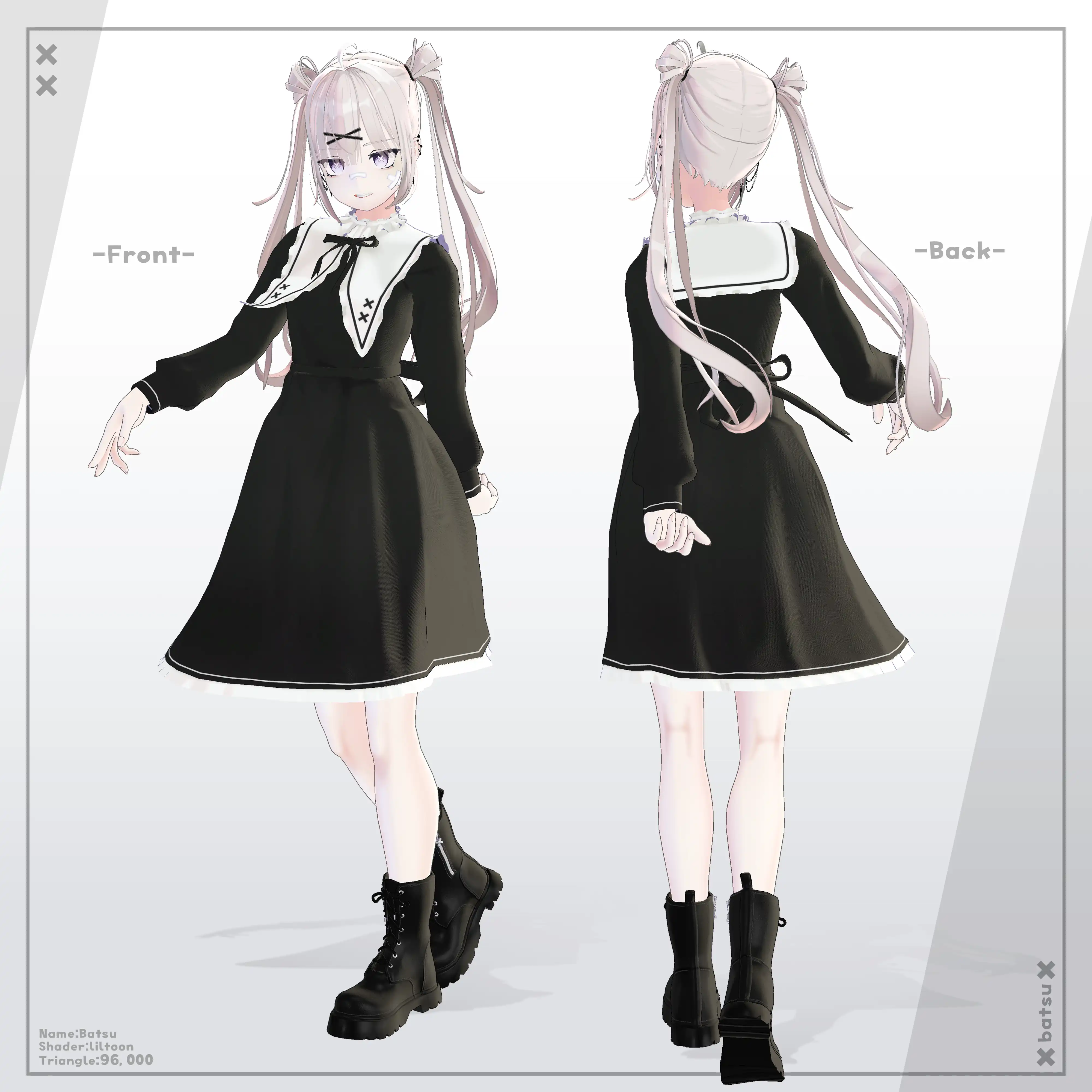 オリジナル3Dモデル「ばつ」| Noem