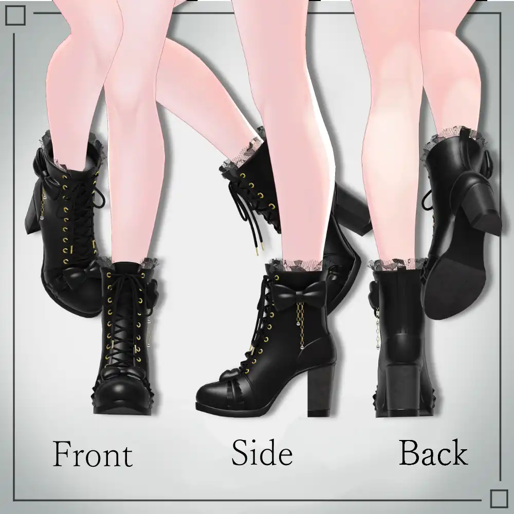 Cute Ribbon Boots