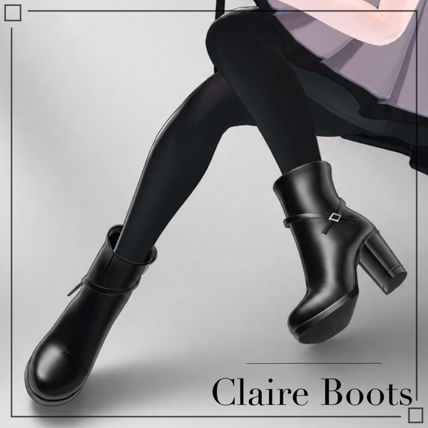 【10アバター対応】Claire Boots【VRC衣装】