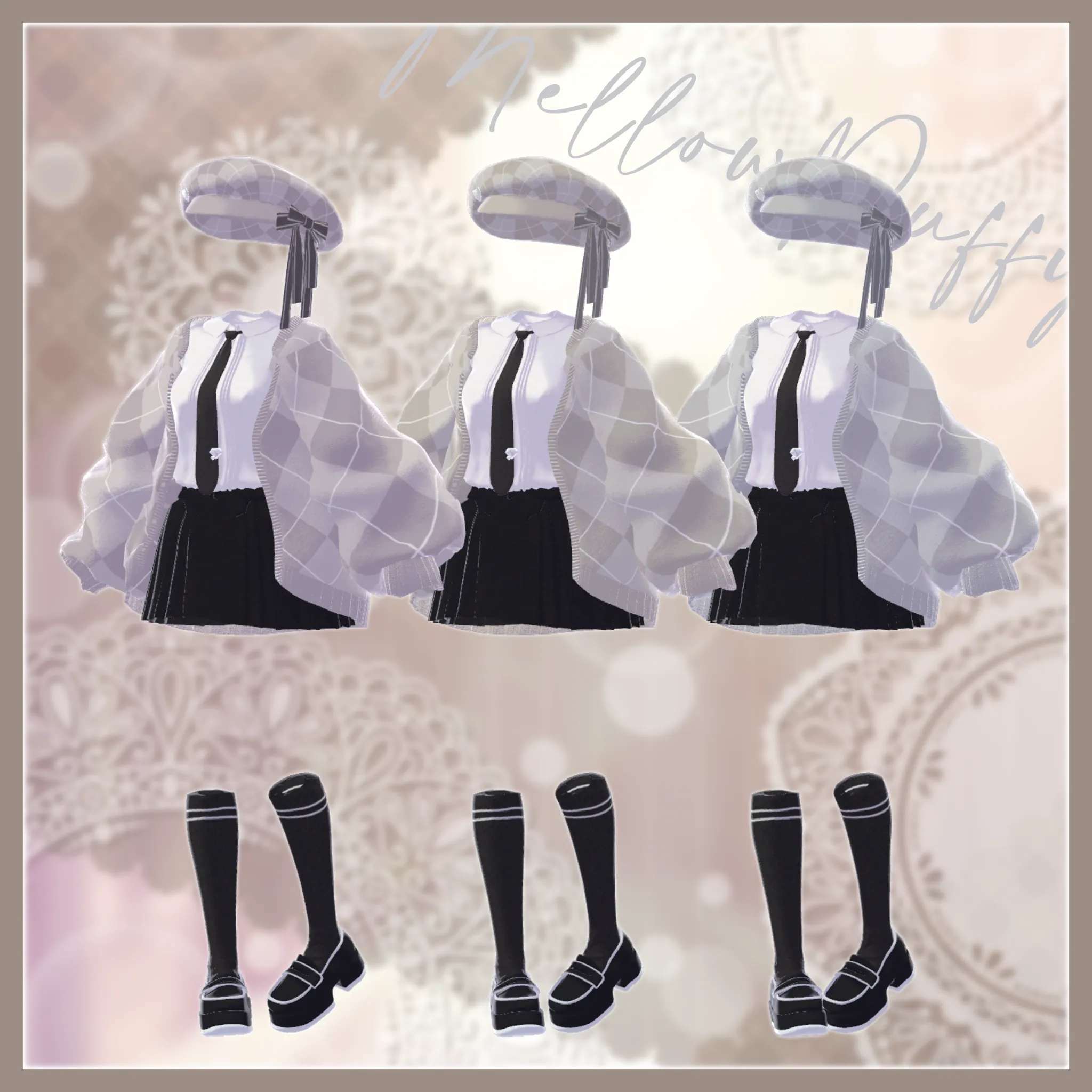 MellowPuffy【21アバター対応】 | すのふらや -SnowFlower Shop-