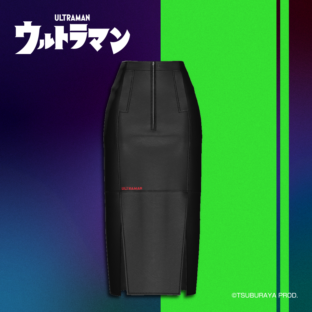 「ダダ」SKIT LONG LEATHER SKIRT
