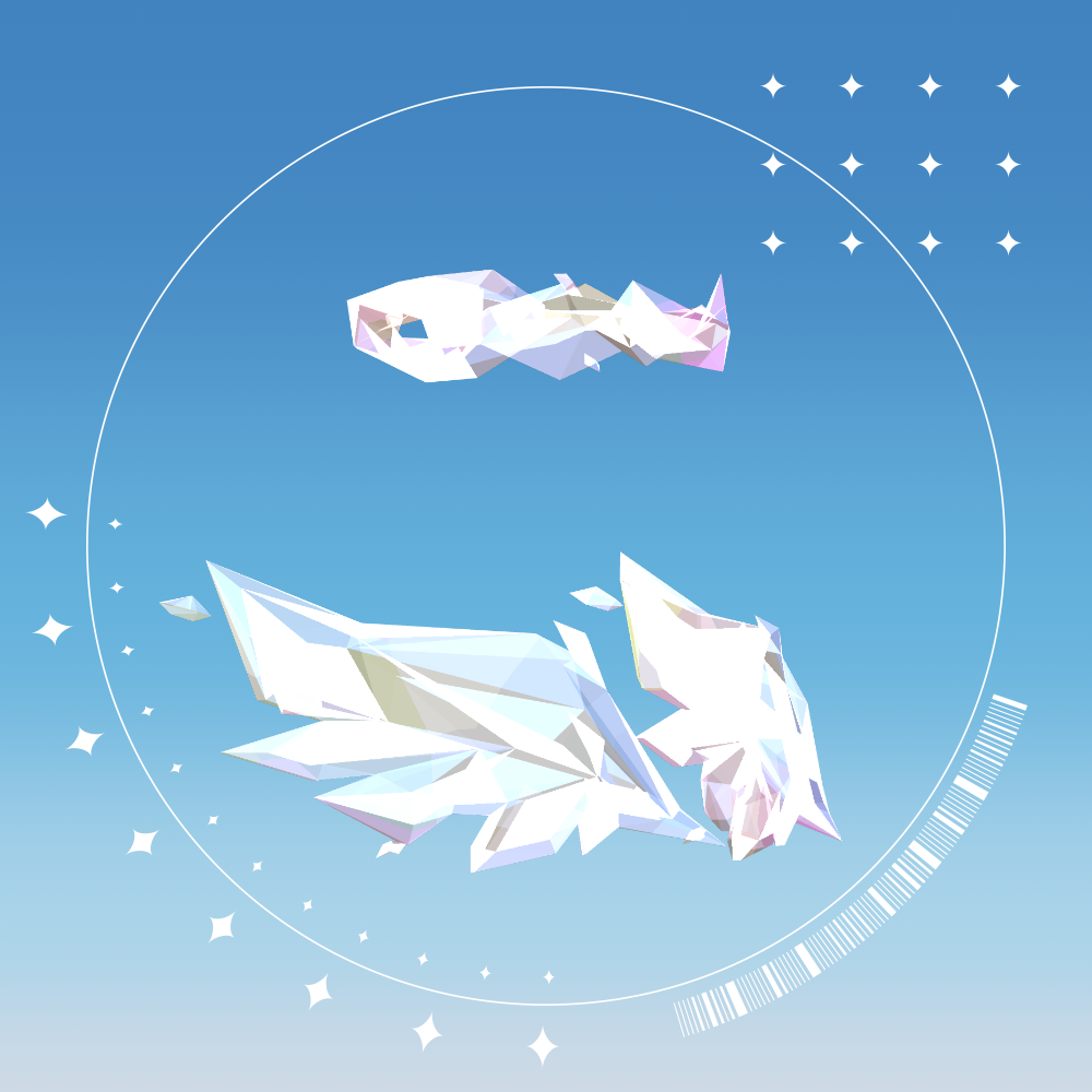 【パーティクル付き】Jewel Halo Wing（MA設定済み） | うましかちょう