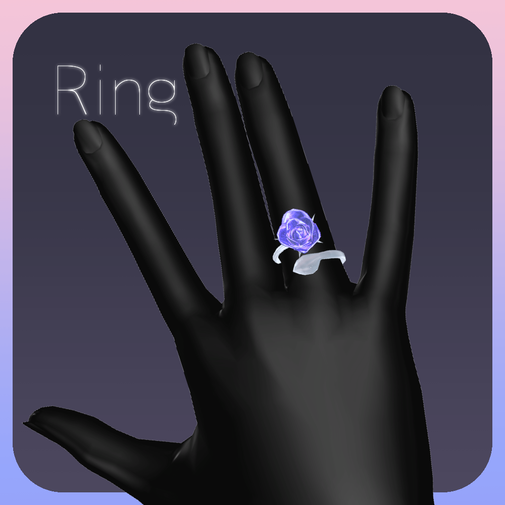 【ほぼ全アバター対応】RoseRing（マリシアセットアップ済み）【ギミック付き】 | うましかちょう