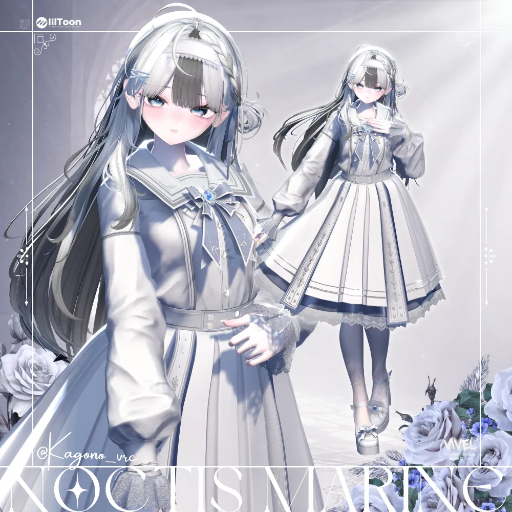 【６アバター対応】NoctisMarine -ノクティス・マリーン- 【VRChat向け/衣装/3Dモデル】 | VIVEL.